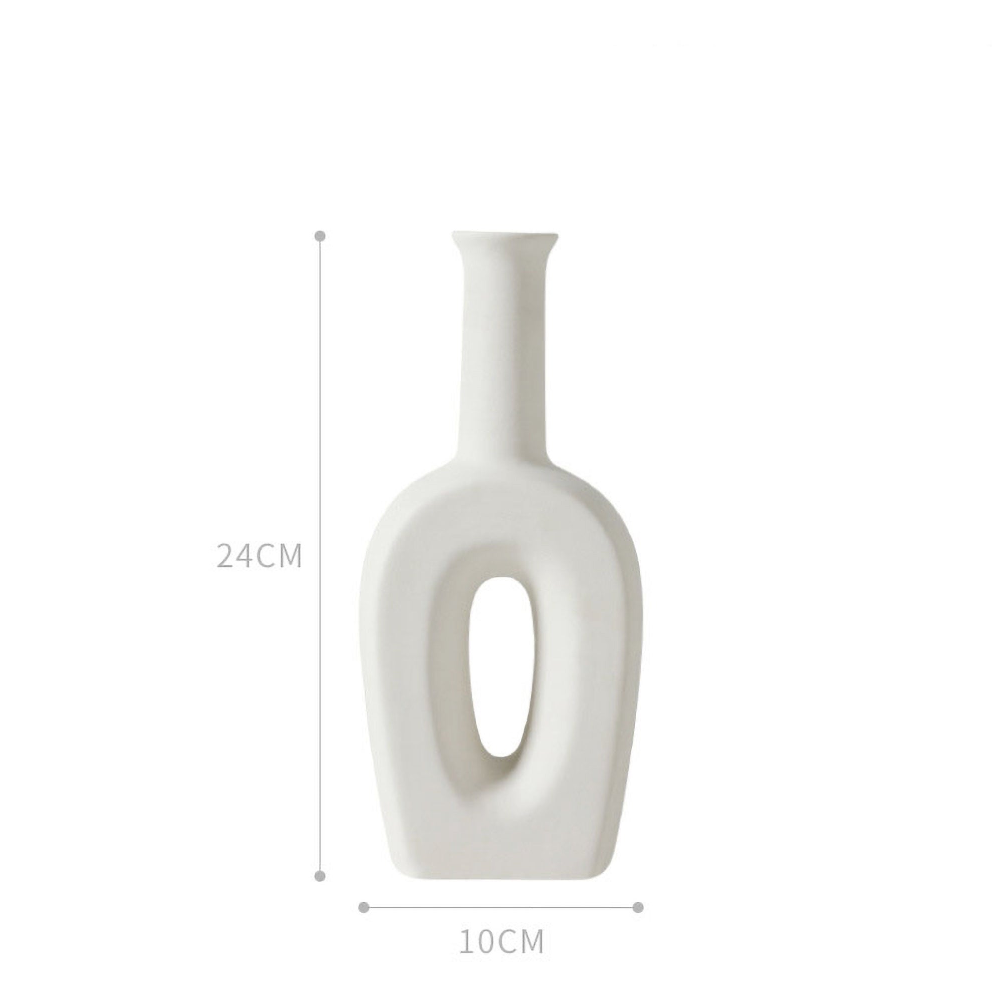 Tulip Modern Ceramic Vase - Timeless Home Décor