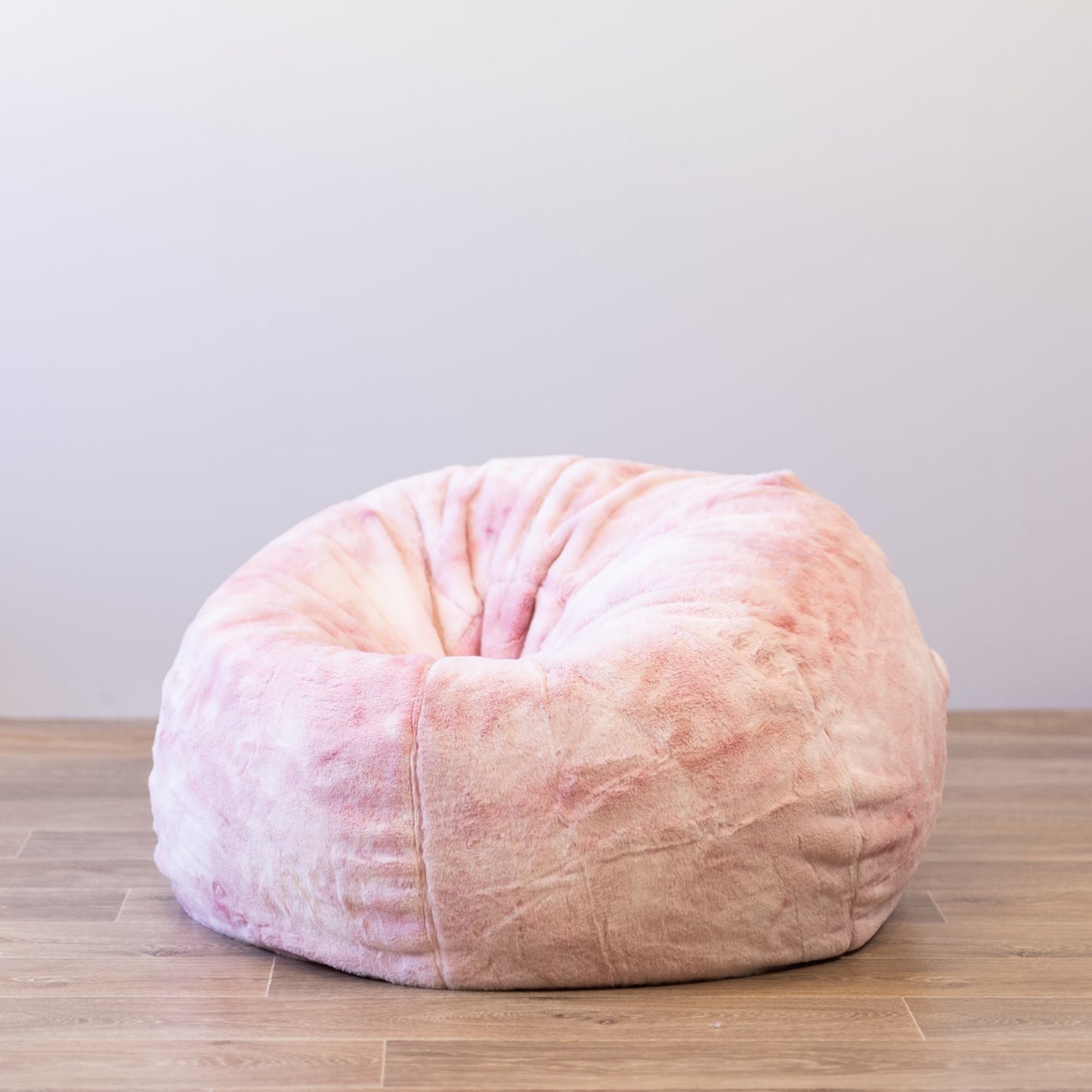 Marble Pink Cloud Plush Fur Bean Bag - Ultimate Comfort