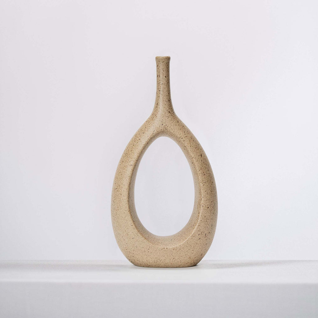 Elegant Orchid Ceramic Vase - Modern Home Décor Accent