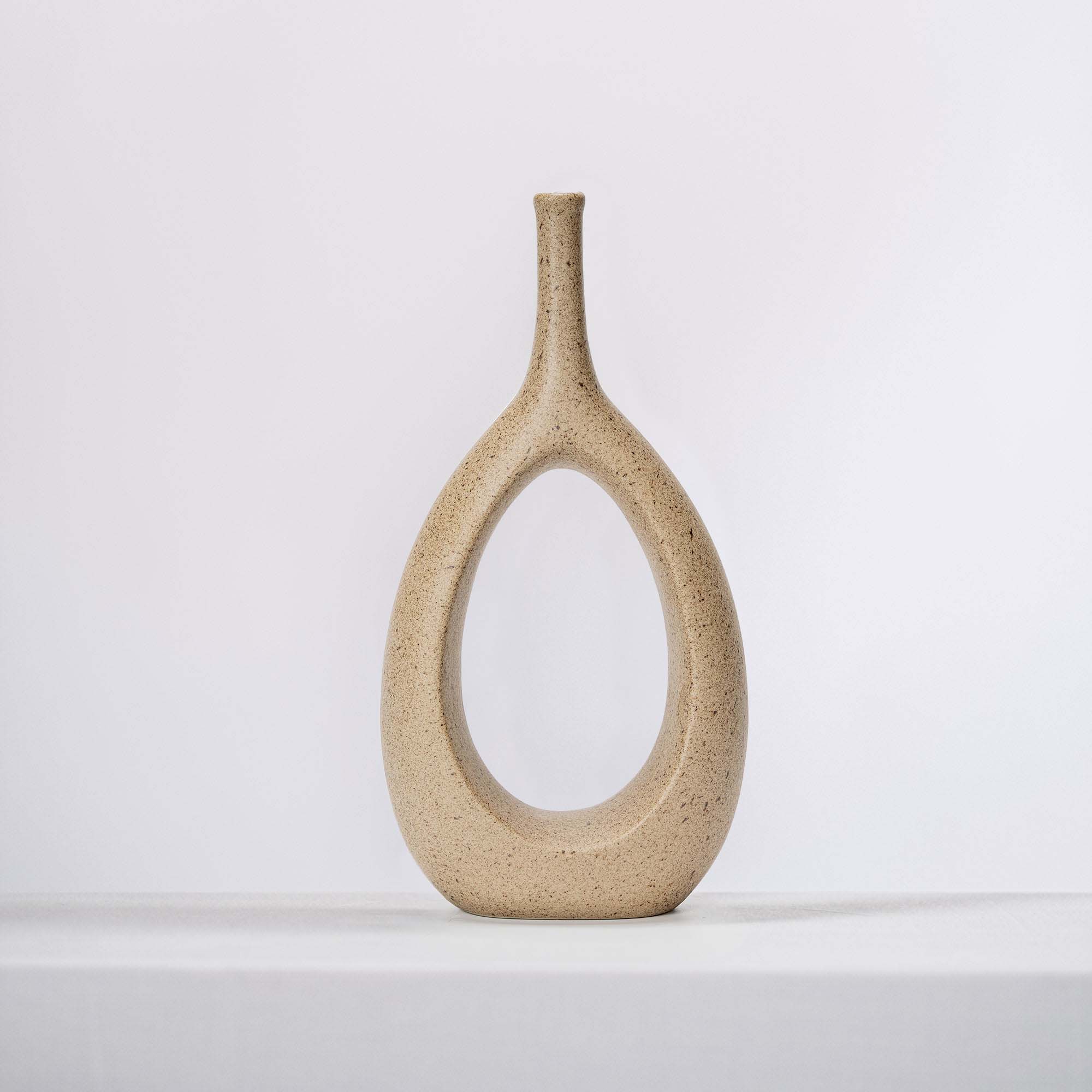 Elegant Orchid Ceramic Vase - Modern Home Décor Accent