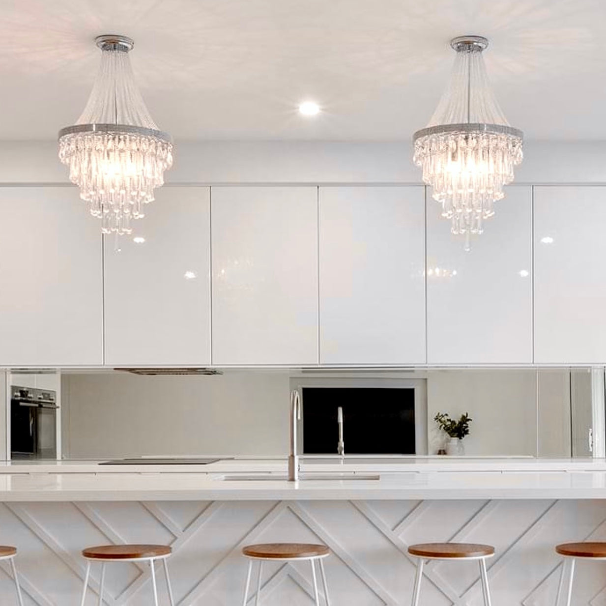 Olivia Empire Crystal Chandelier - Elegant Lighting for Any Room