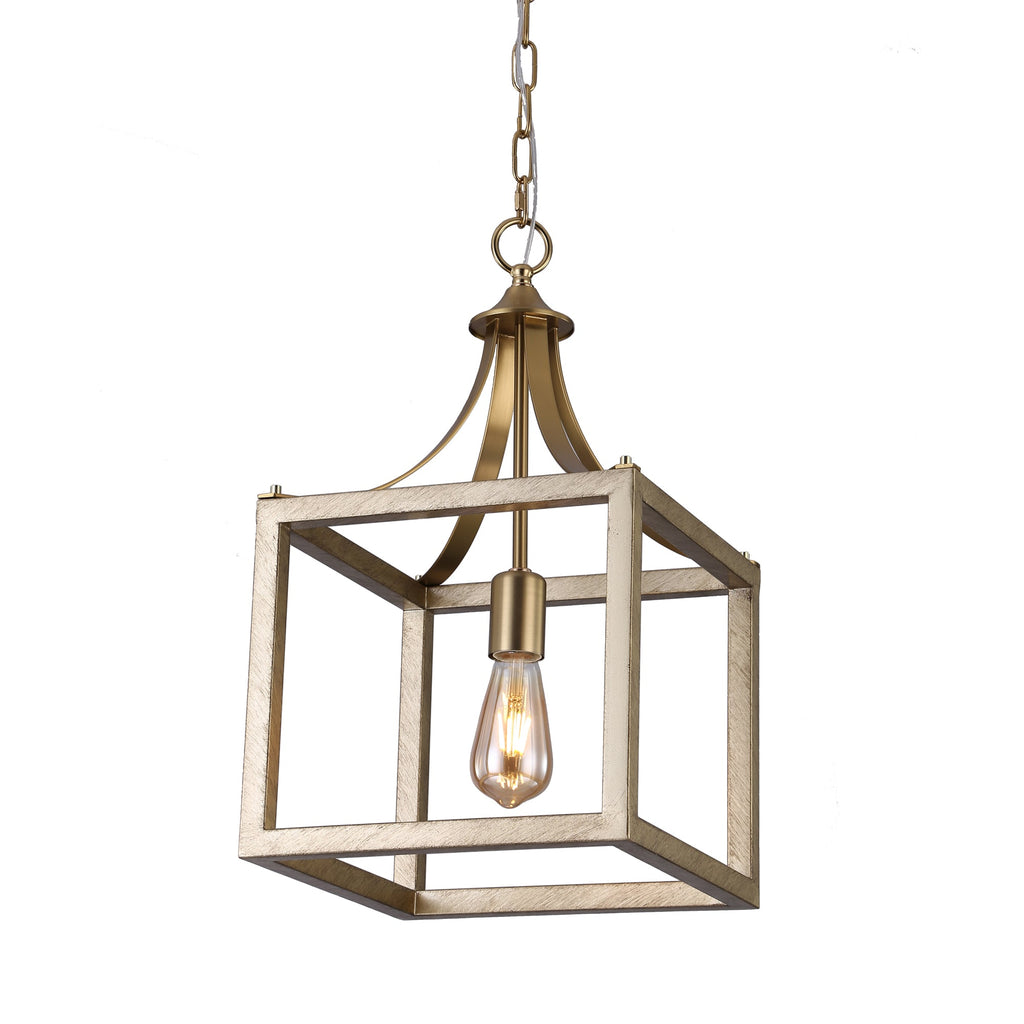 Langham Hampton Style Pendant Light – Elegant Brushed Gold Fixture