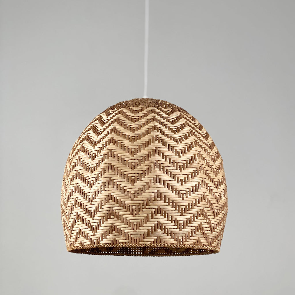 Elegant Sunset Rattan Pendant Light – Ideal for Any Space