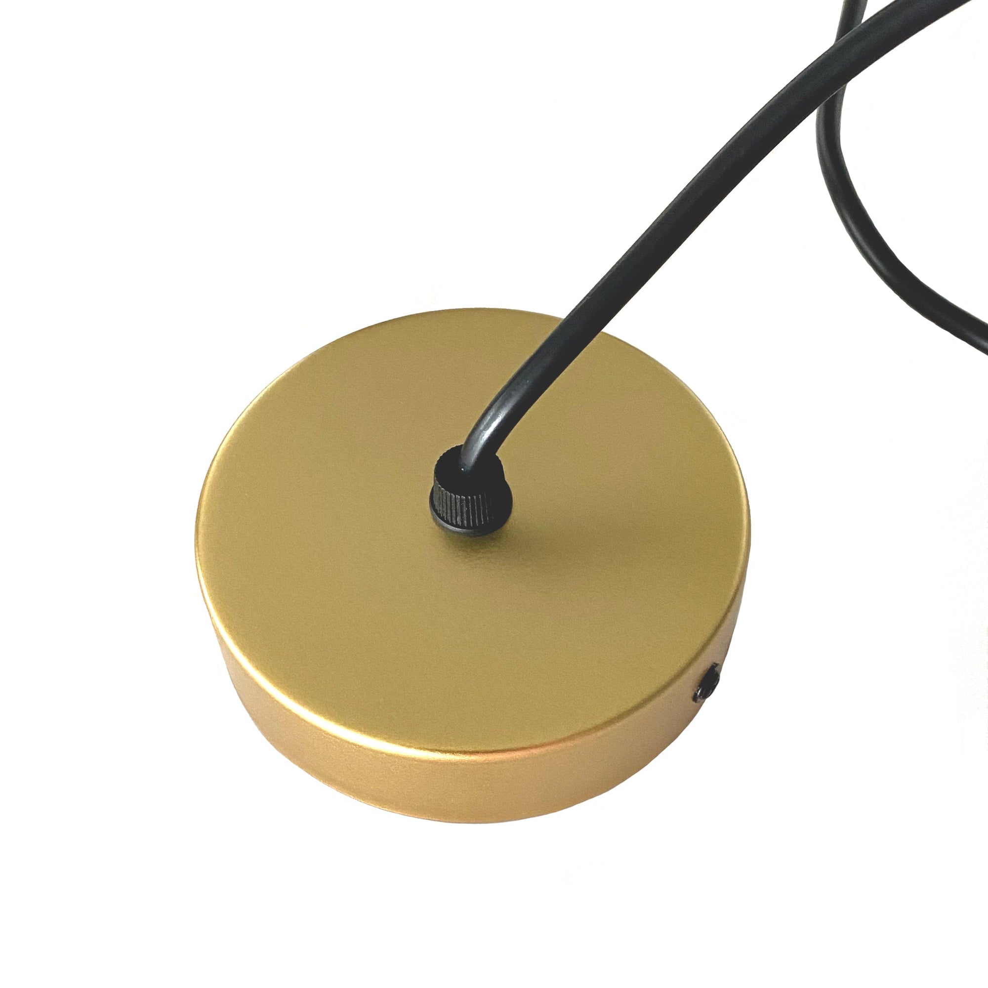 Ivory & Deene Frankie Gold Glass Pendant Light - Modern Elegance