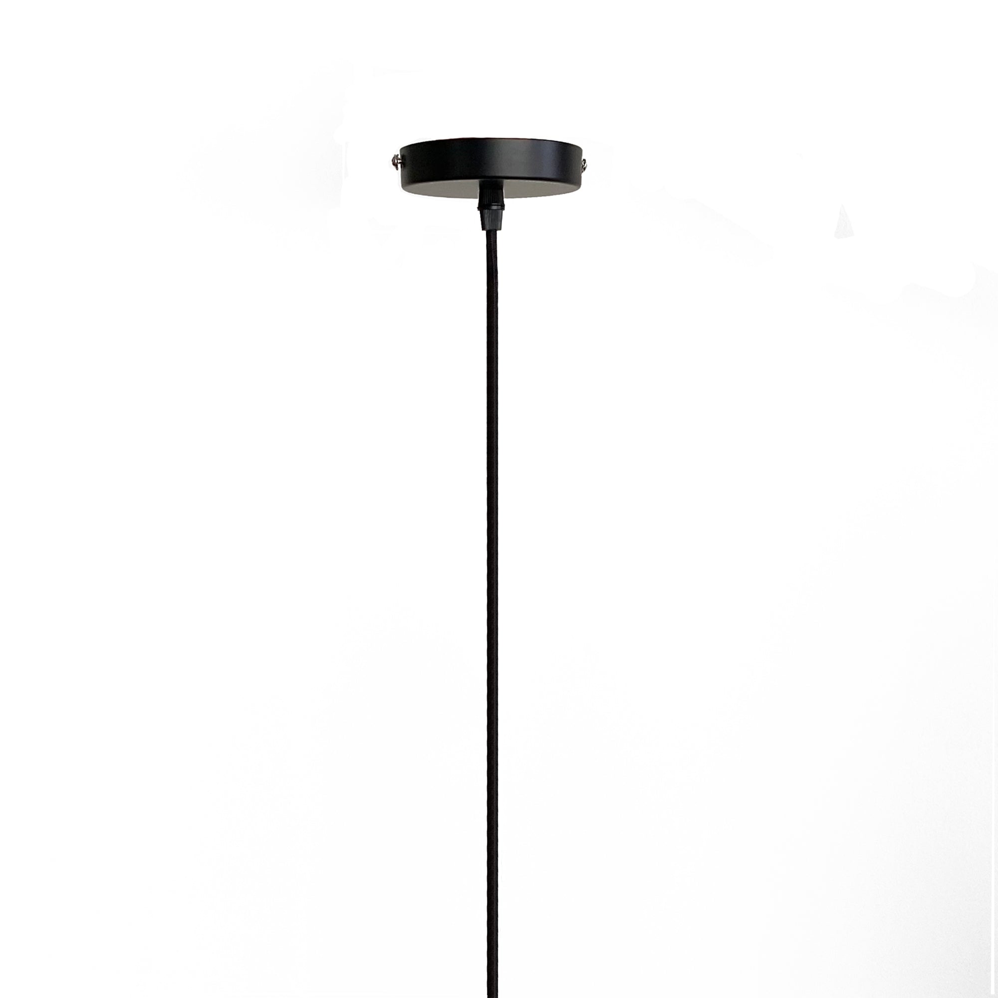 Riley Matt Black Pendant Light - Industrial Chic & Adjustable