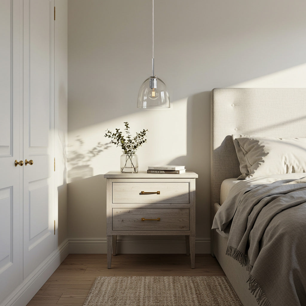 Preston Chrome Glass Pendant Light - Modern Elegance