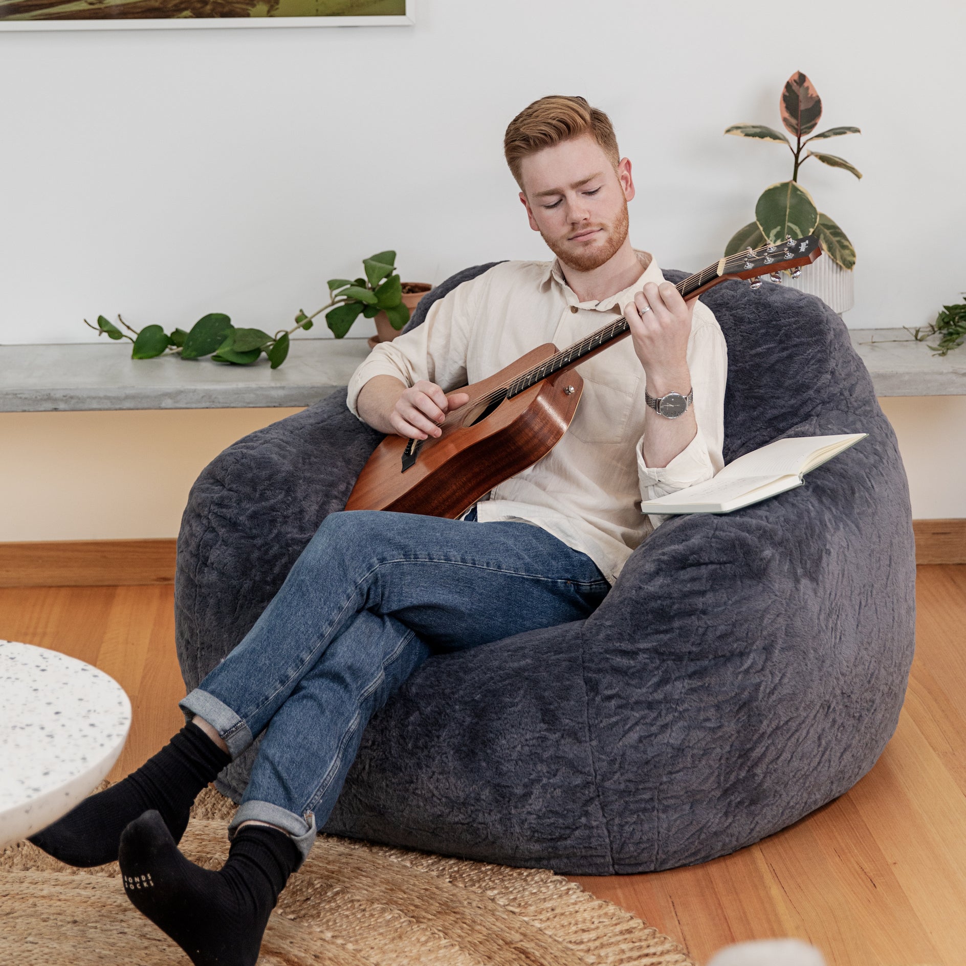 DreamPod® Charcoal Grey Chair - Comfy Relaxation Essential