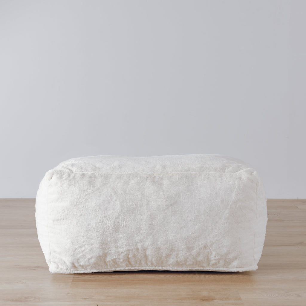 DreamPod® White Ottoman - Plush Comfort & Stylish Design