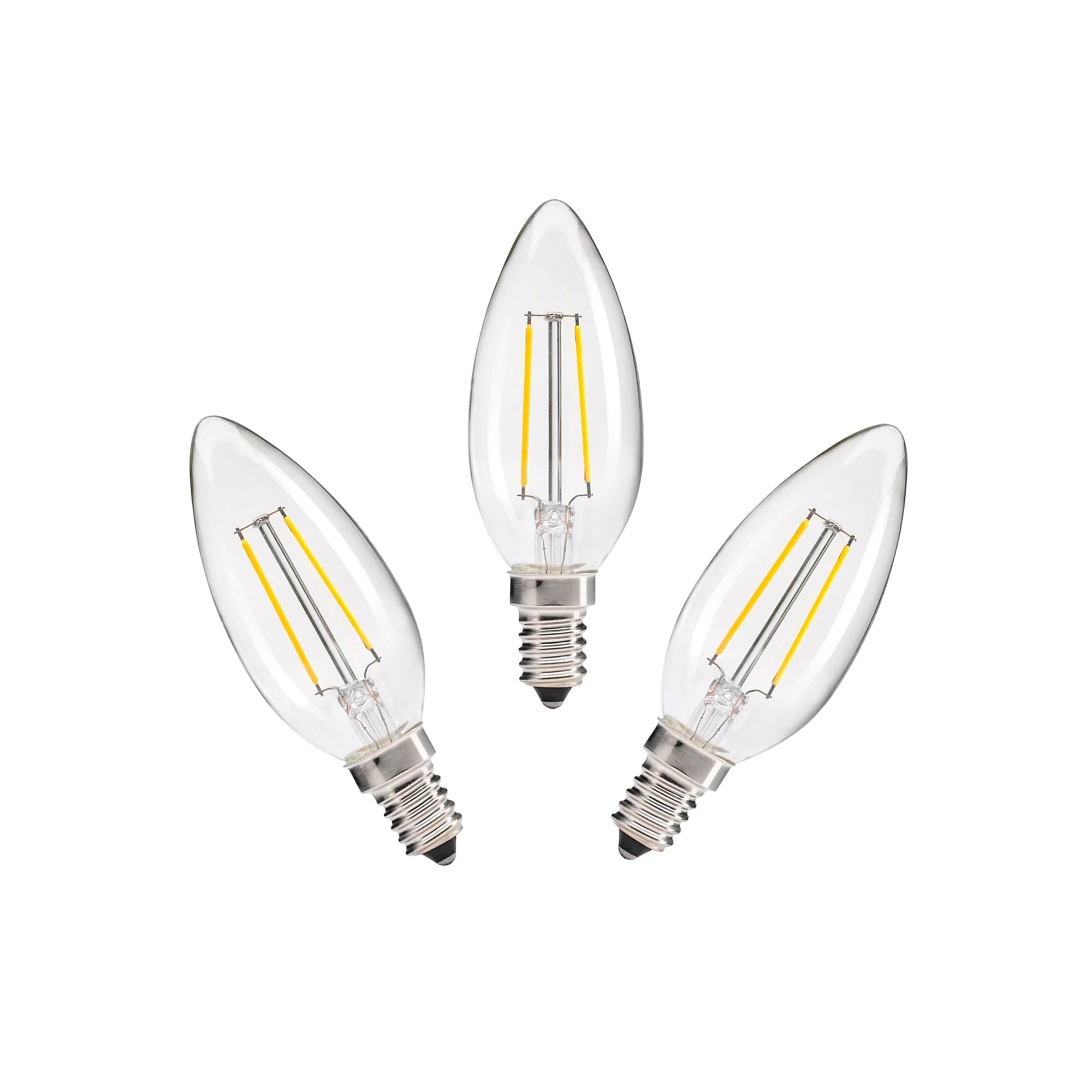Cool White E14 Candle LED Bulb - 2W Energy-Efficient Lighting