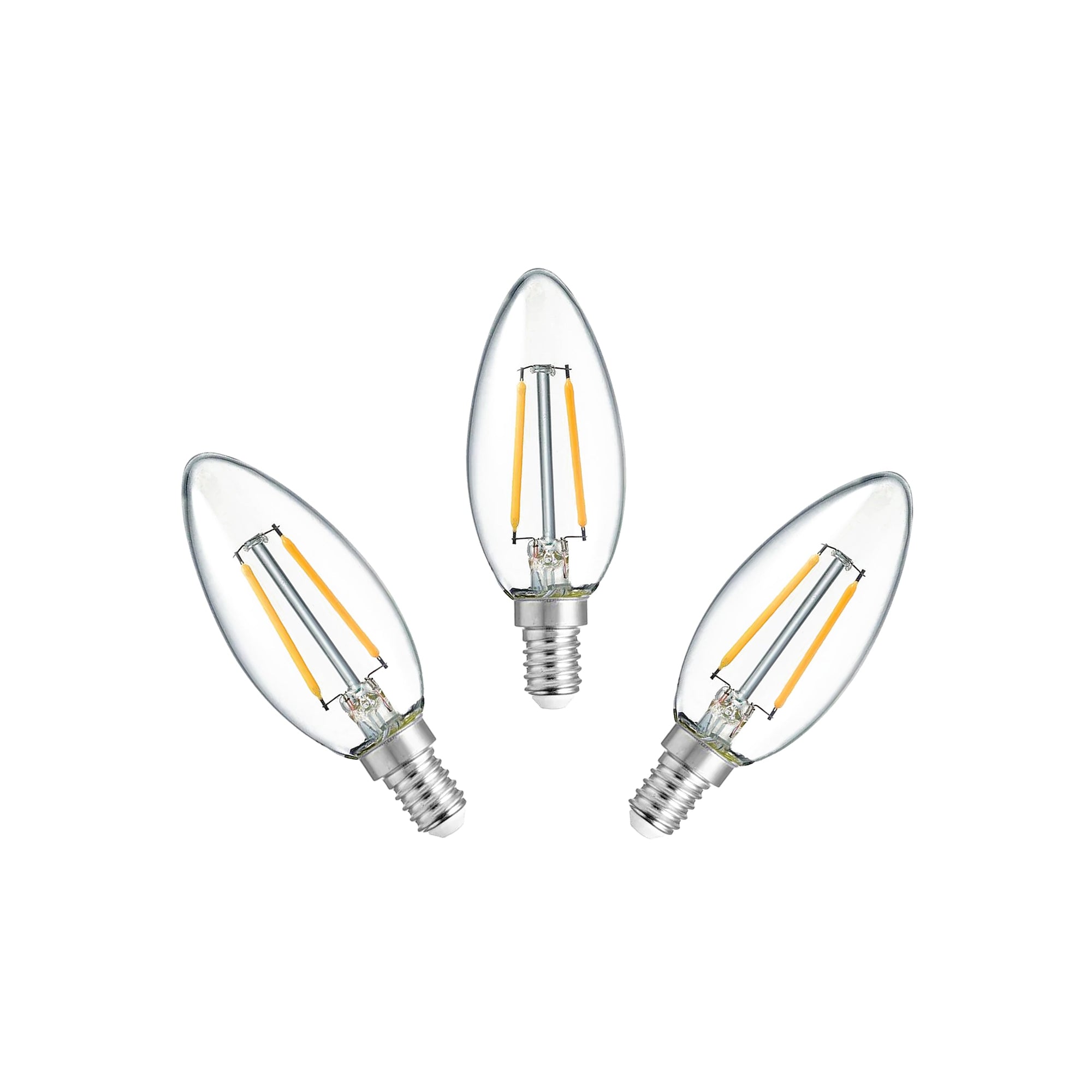 Warm White 2W Candle LED Bulb (E14) - Elegant Lighting Solution