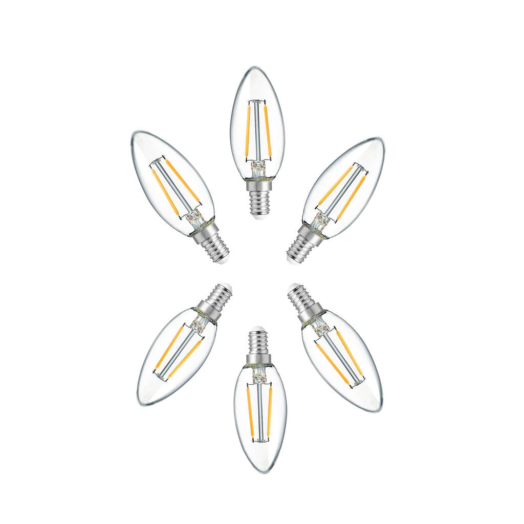Warm White 2W Candle LED Bulb (E14) - Elegant Lighting Solution