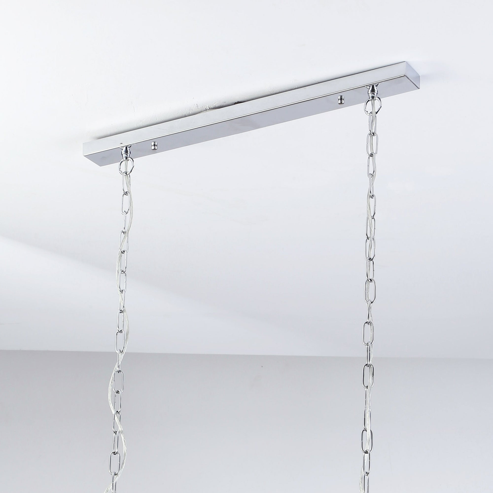 Langham Hampton Style Pendant Light - Brushed Chrome Elegance