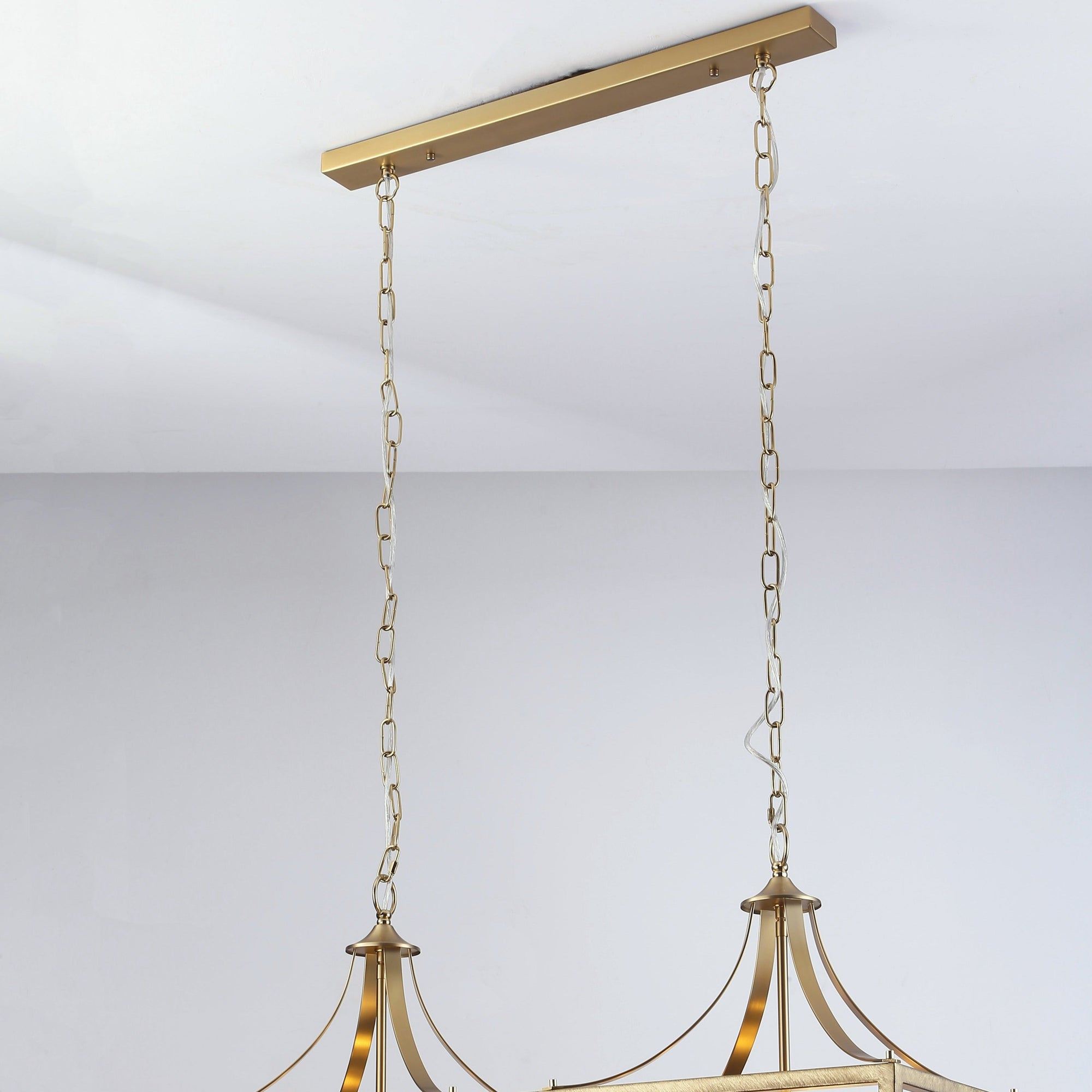 Stylish Langham Pendant Light - Brushed Gold Design for Dining Rooms