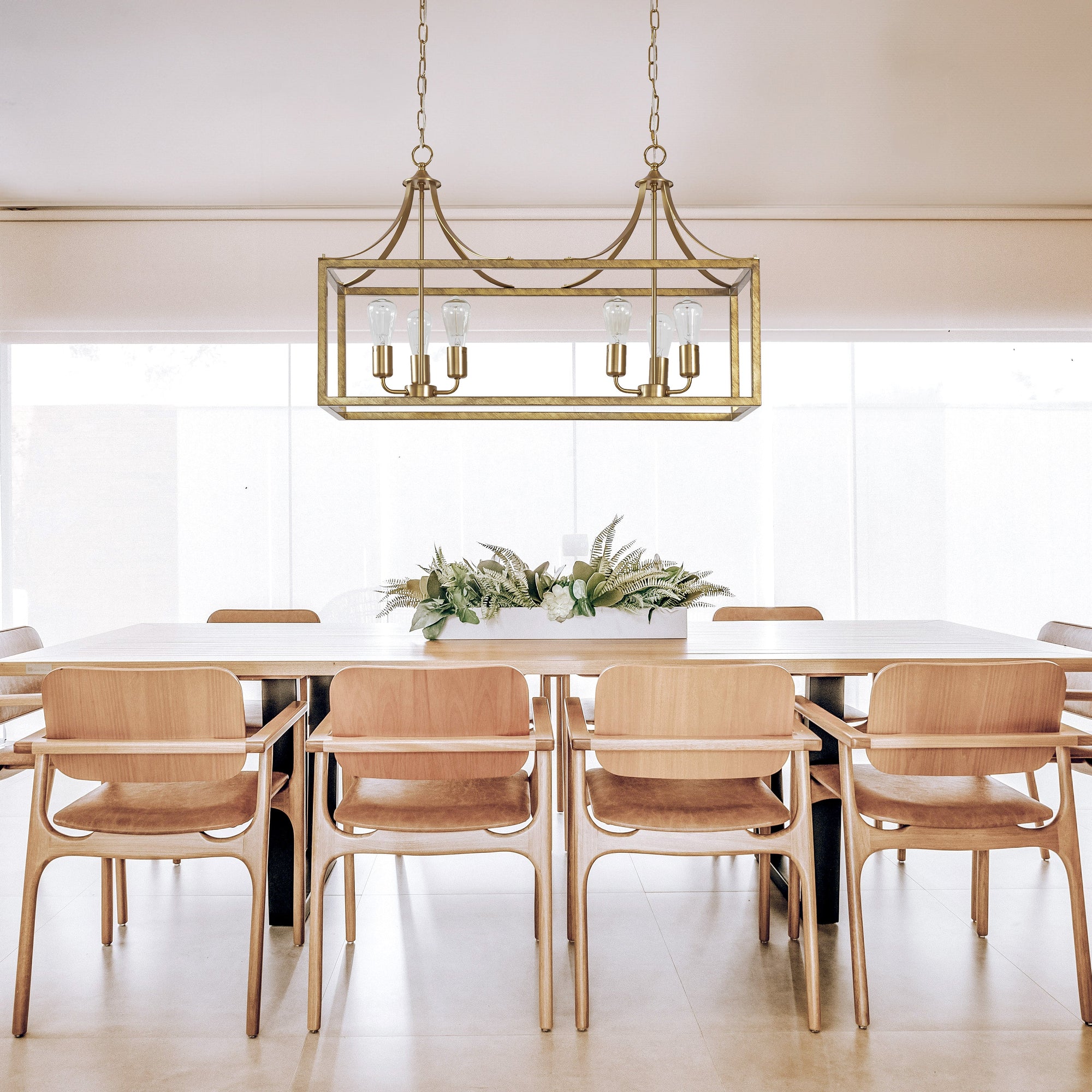 Stylish Langham Pendant Light - Brushed Gold Design for Dining Rooms