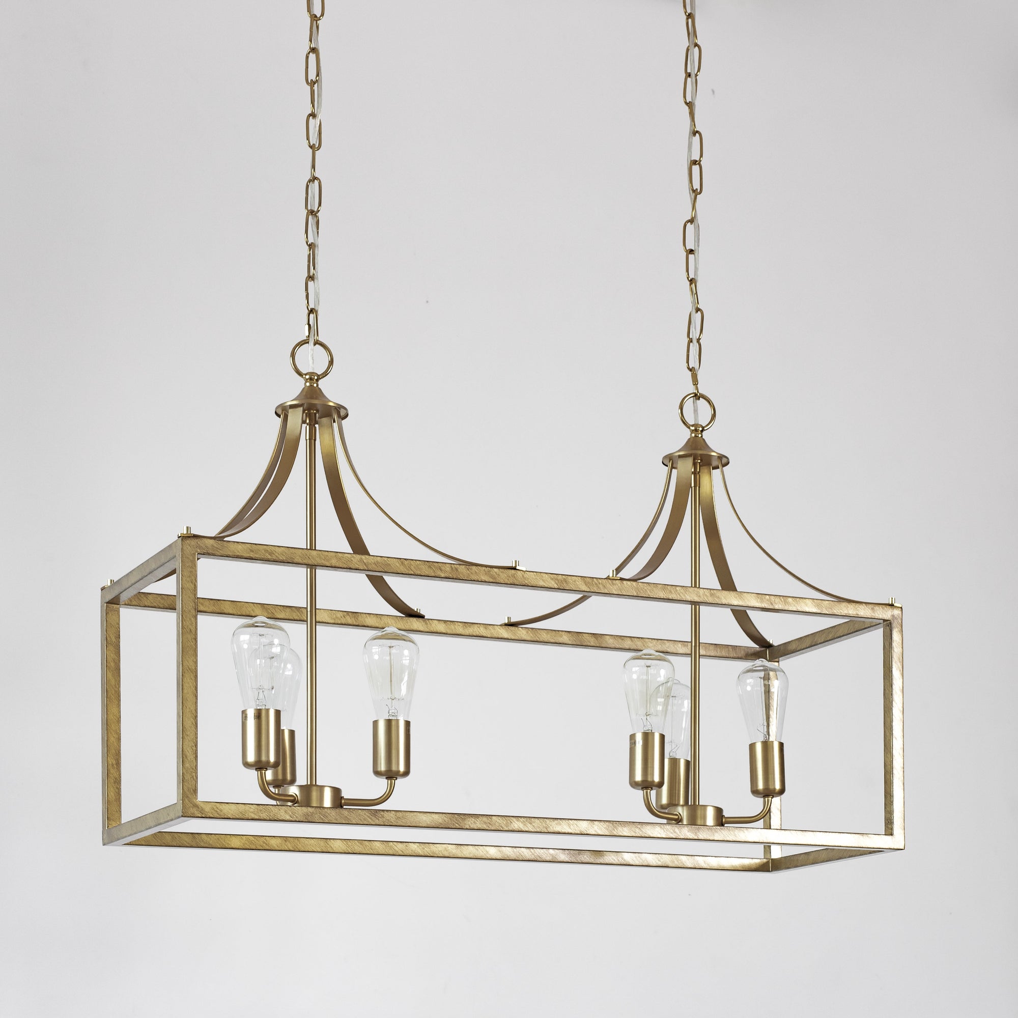 Stylish Langham Pendant Light - Brushed Gold Design for Dining Rooms