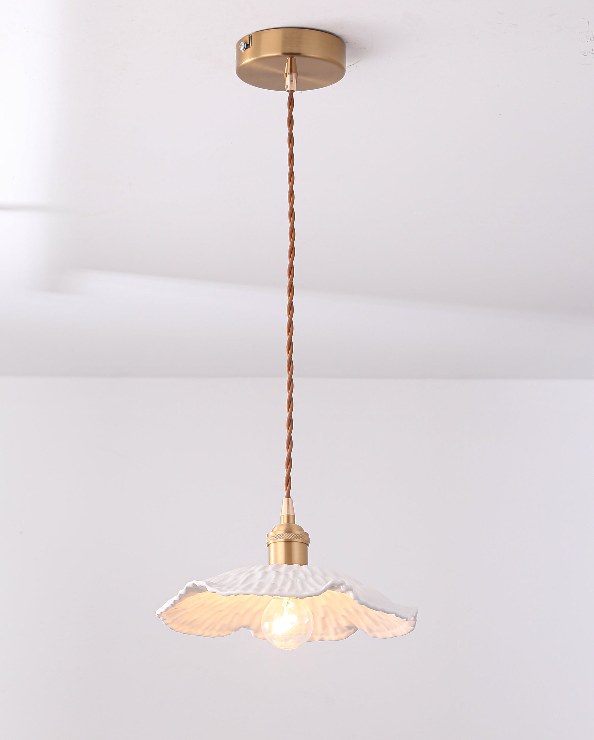 Hope Ceramic Textured Pendant Light - Chic & Modern Design