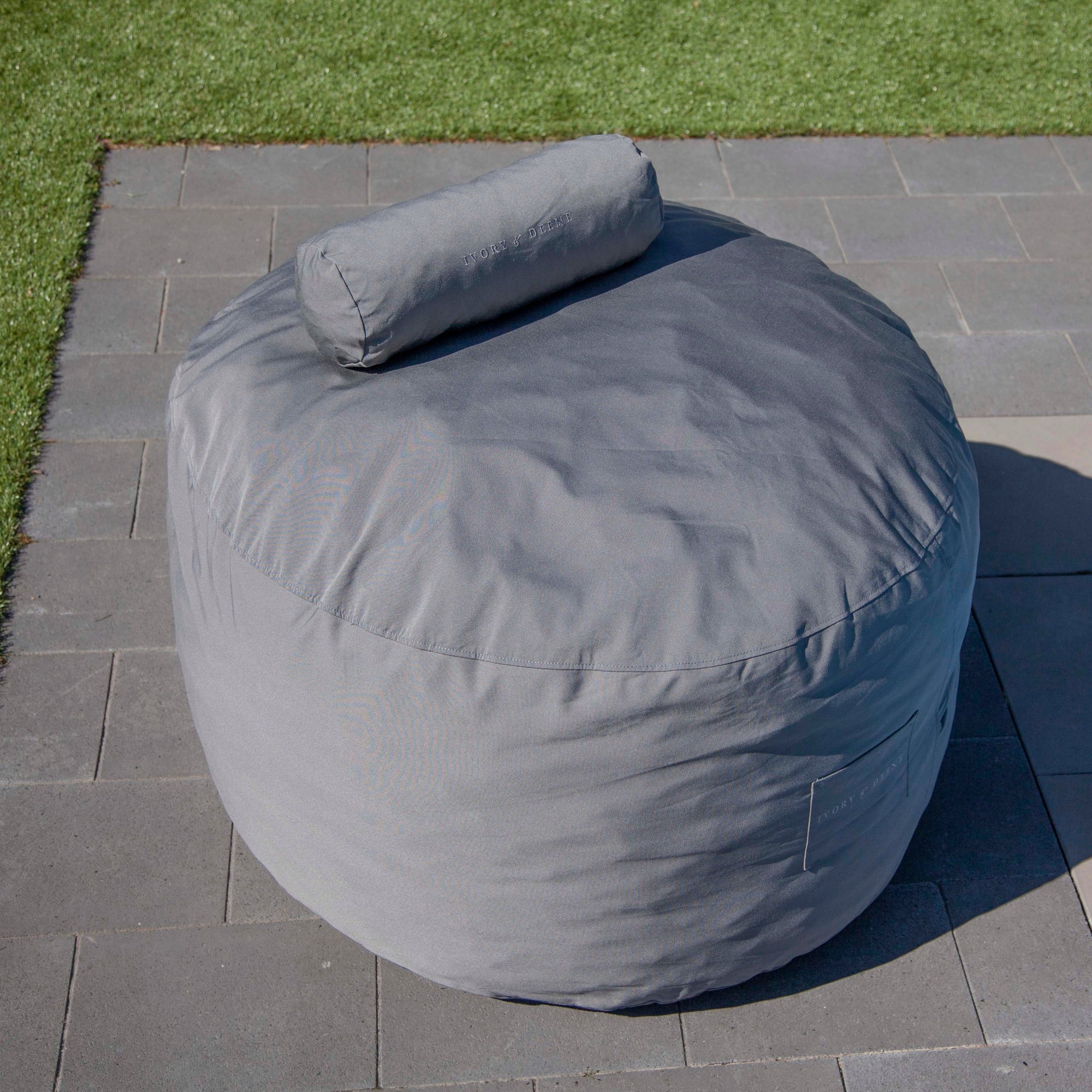 Outdoor DreamPod® Classic Beanbag - Grey, Relax Anywhere!