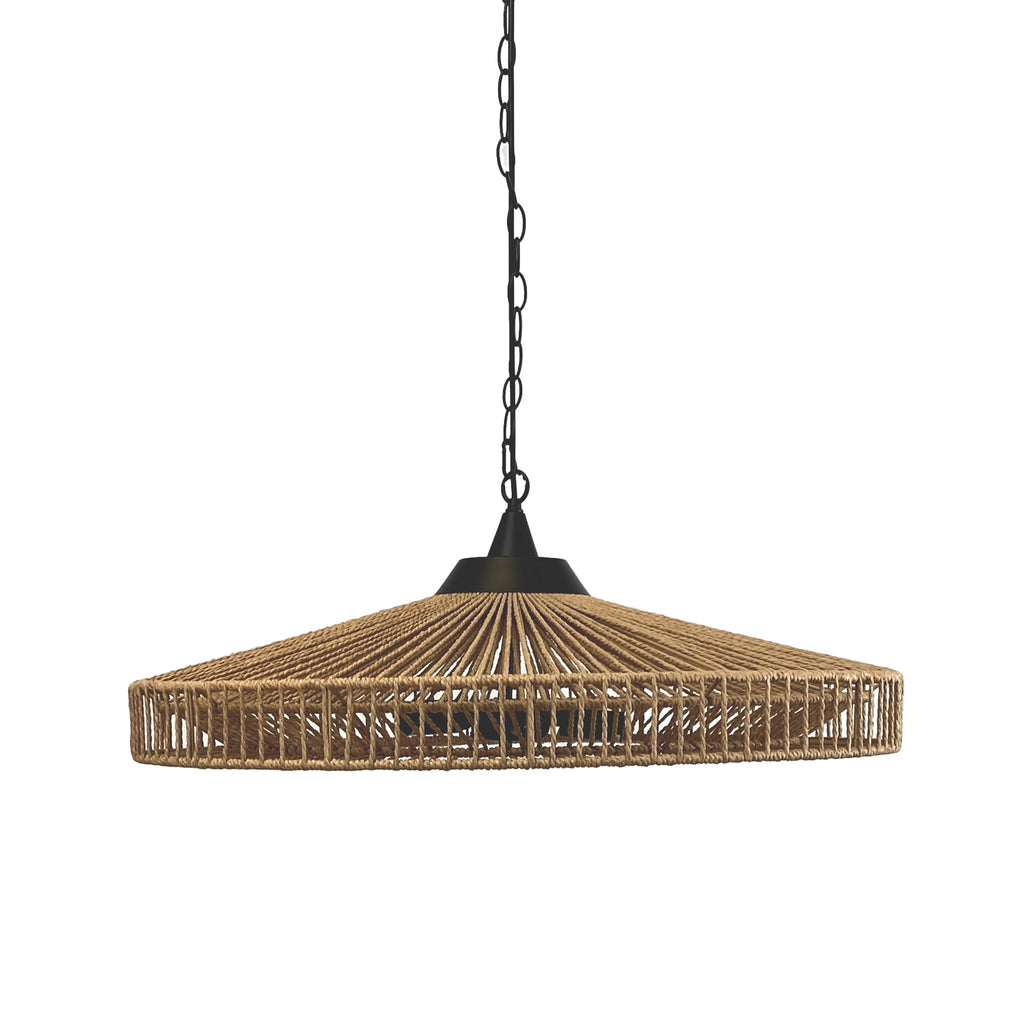 Portman Natural Rope Pendant Light - Chic Indoor Illumination