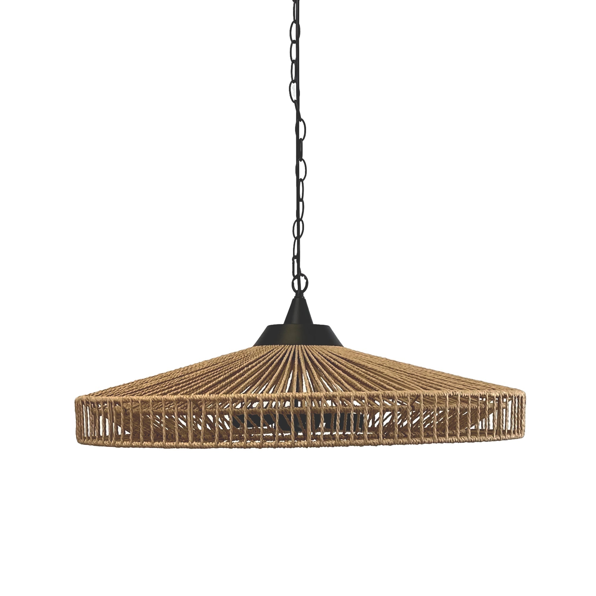 Portman Natural Rope Pendant Light - Chic Indoor Illumination