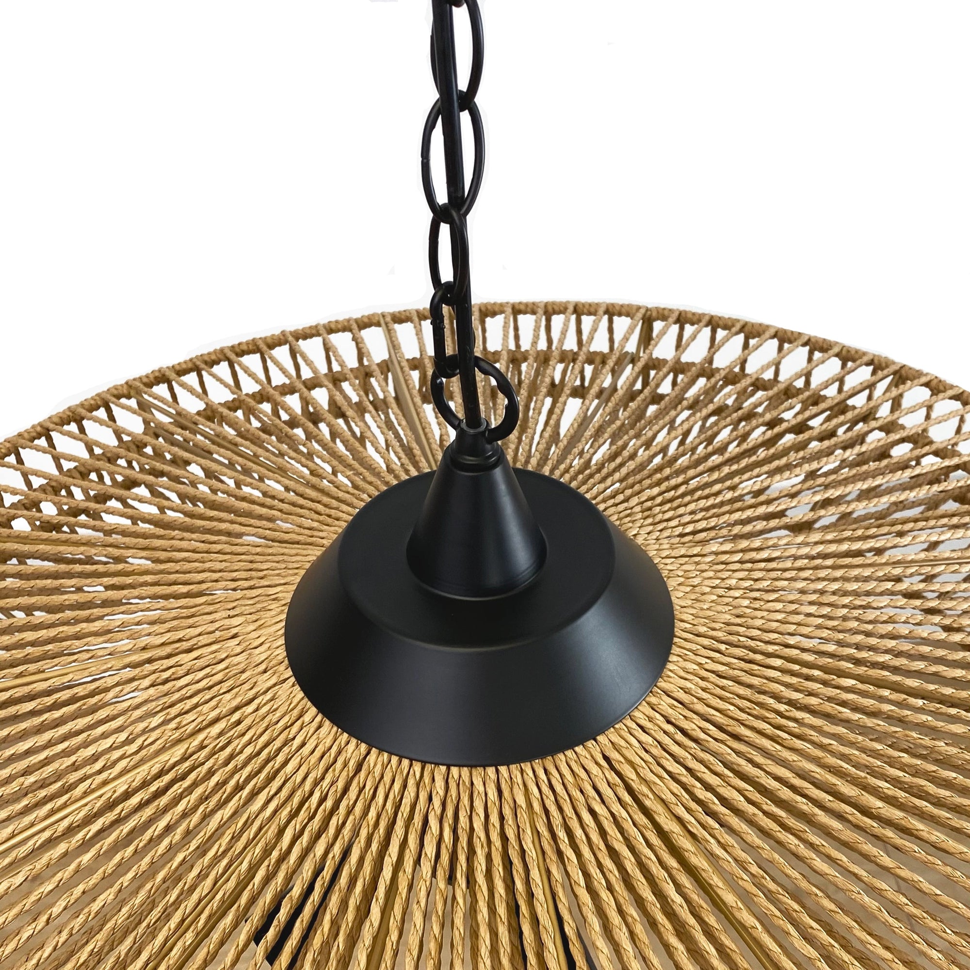 Portman Natural Rope Pendant Light - Chic Indoor Illumination