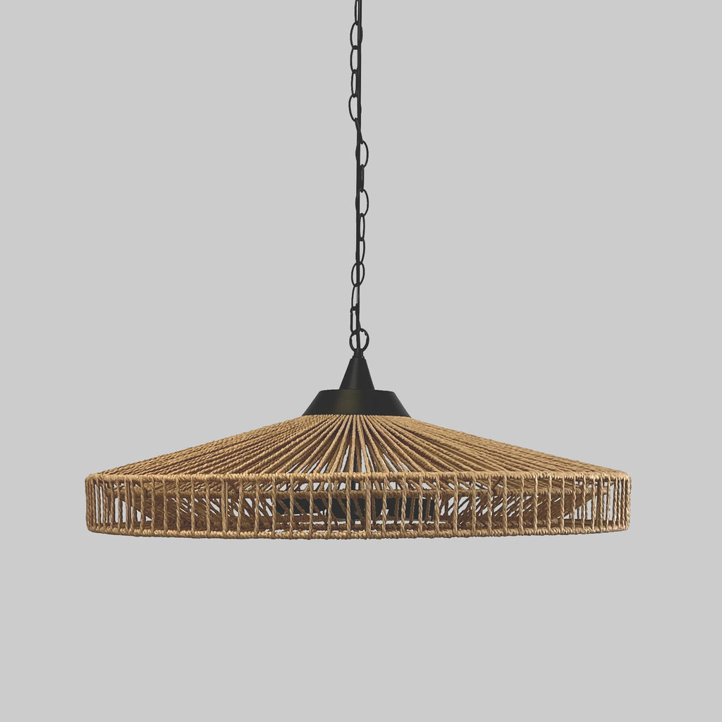 Portman Natural Rope Pendant Light - Chic Indoor Illumination