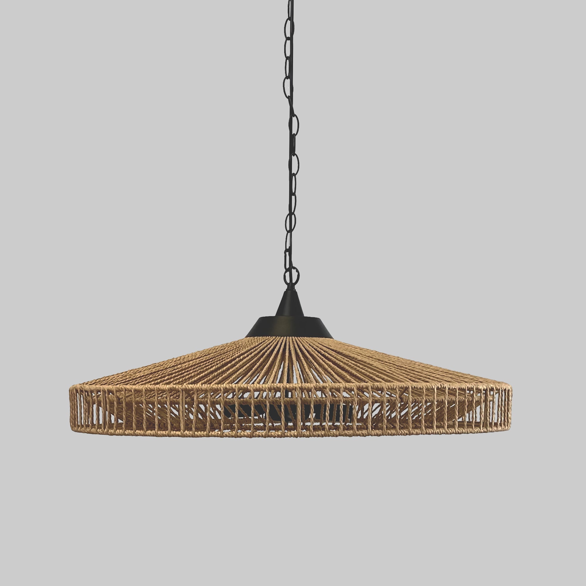 Portman Natural Rope Pendant Light - Chic Indoor Illumination
