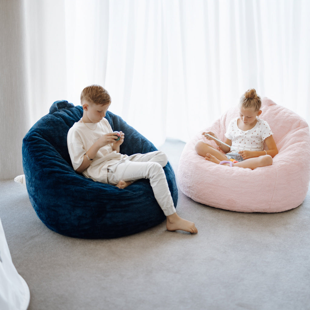 DreamPod® Mini Soft Pink Beanbag Chair - Cozy & Fun Seating
