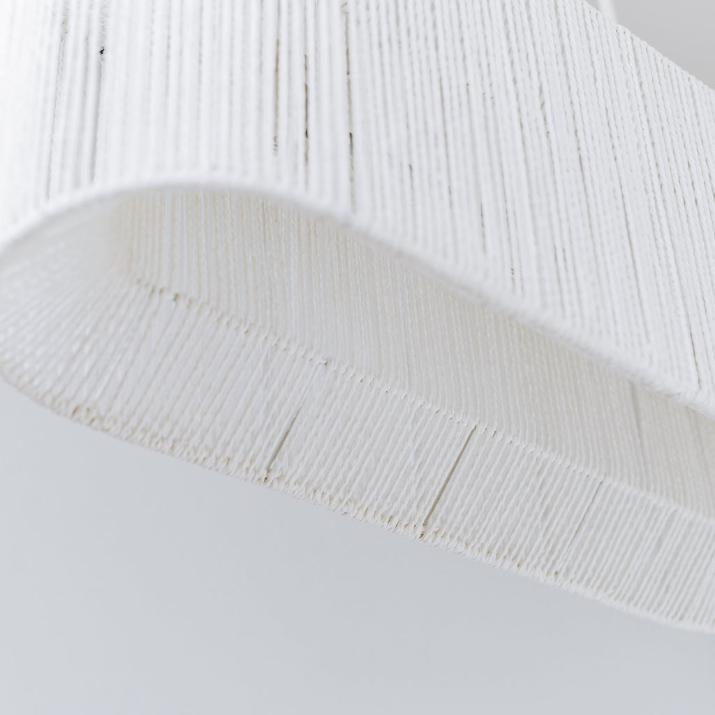 Elphin White Rope Pendant Light - Stylish Dining Illumination