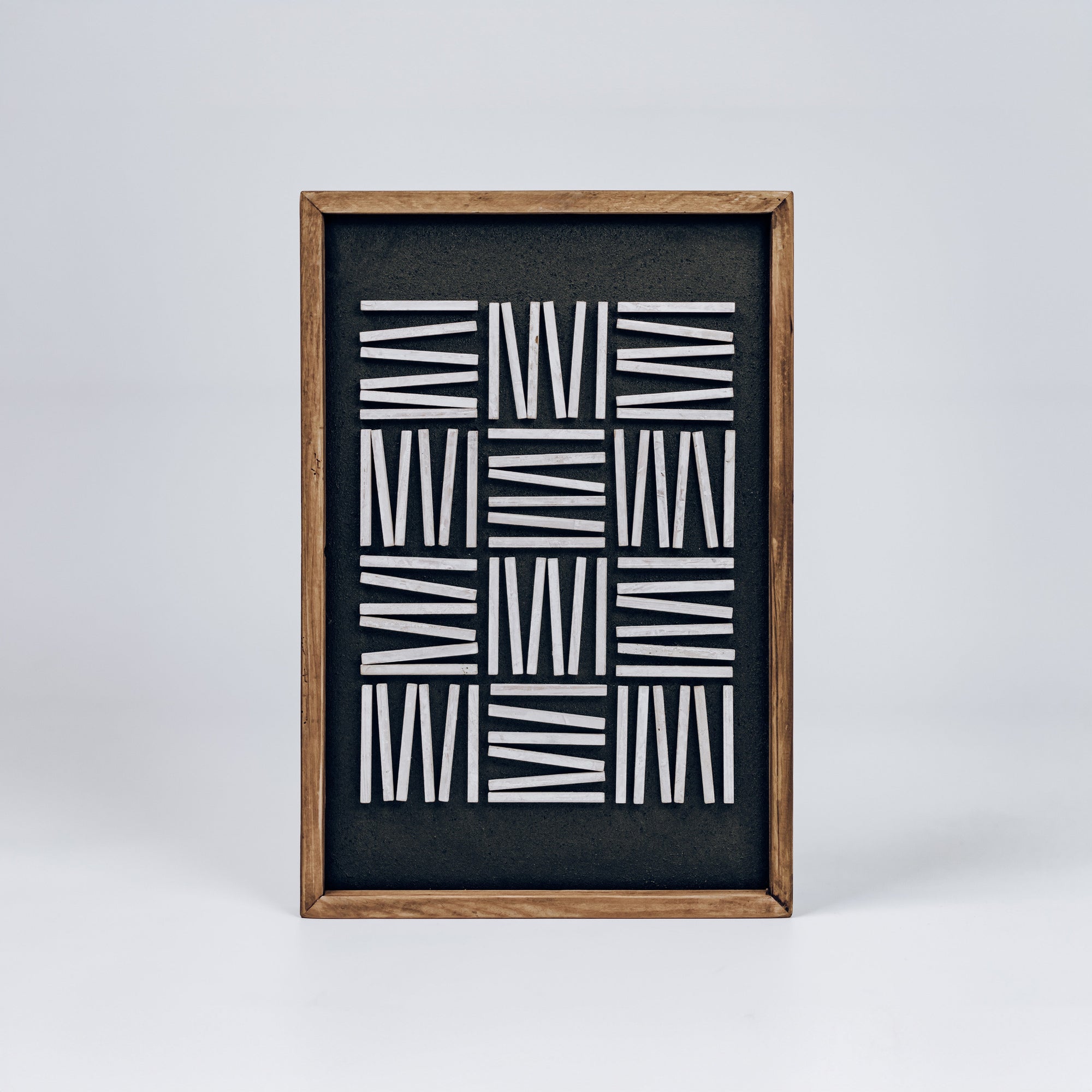Eco-Friendly Alpine Shadow Wall Art - Unique Ready to Hang Decor 42x62cm