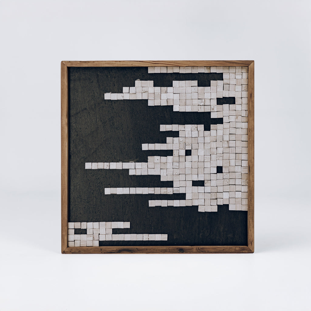 Timber Hues - Eco-Friendly Ready-to-Hang Wall Art 62x62cm
