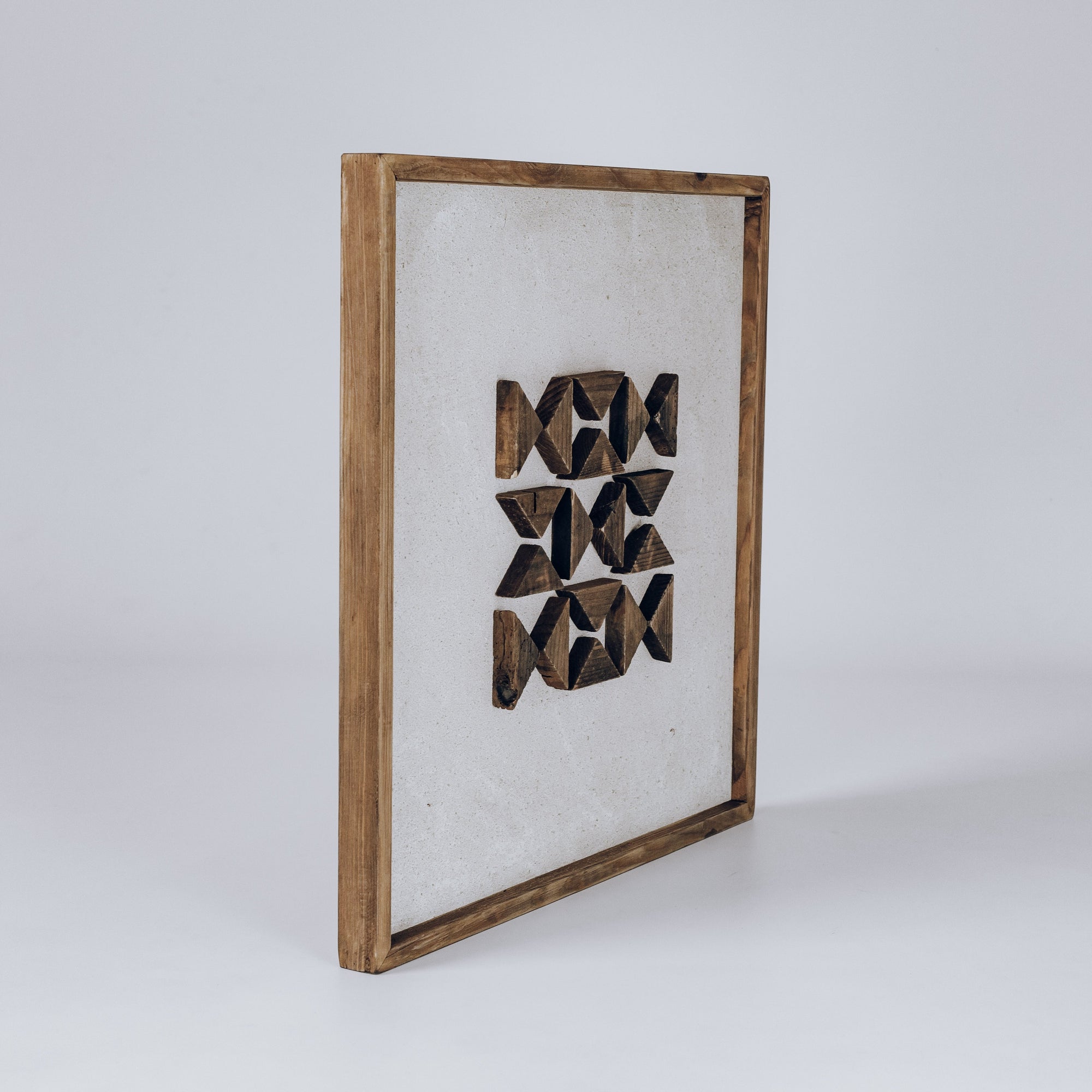 Stunning Elm Square Wall Art - Eco-Friendly, Ready to Hang - 62x62cm