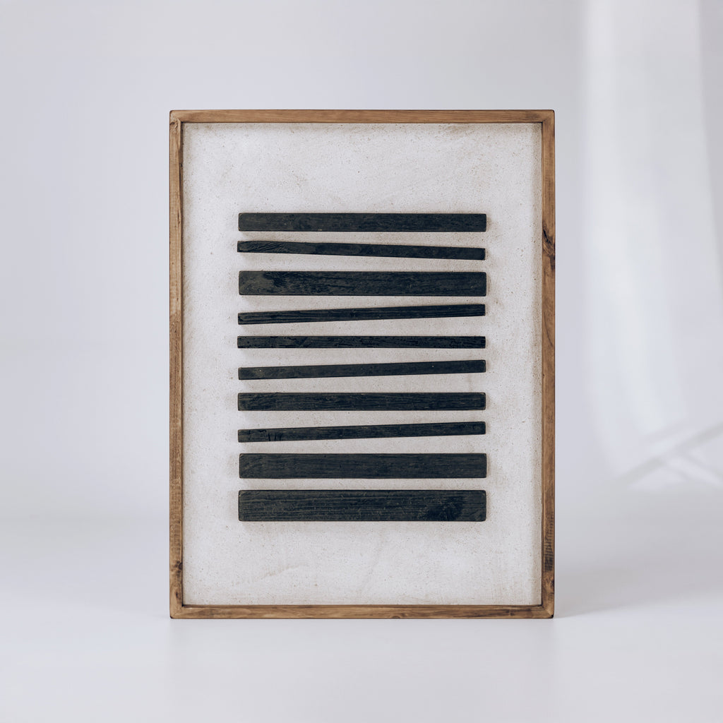 Strahan Horizon Dark - Eco-Friendly Ready-to-Hang Wall Art 62x82cm