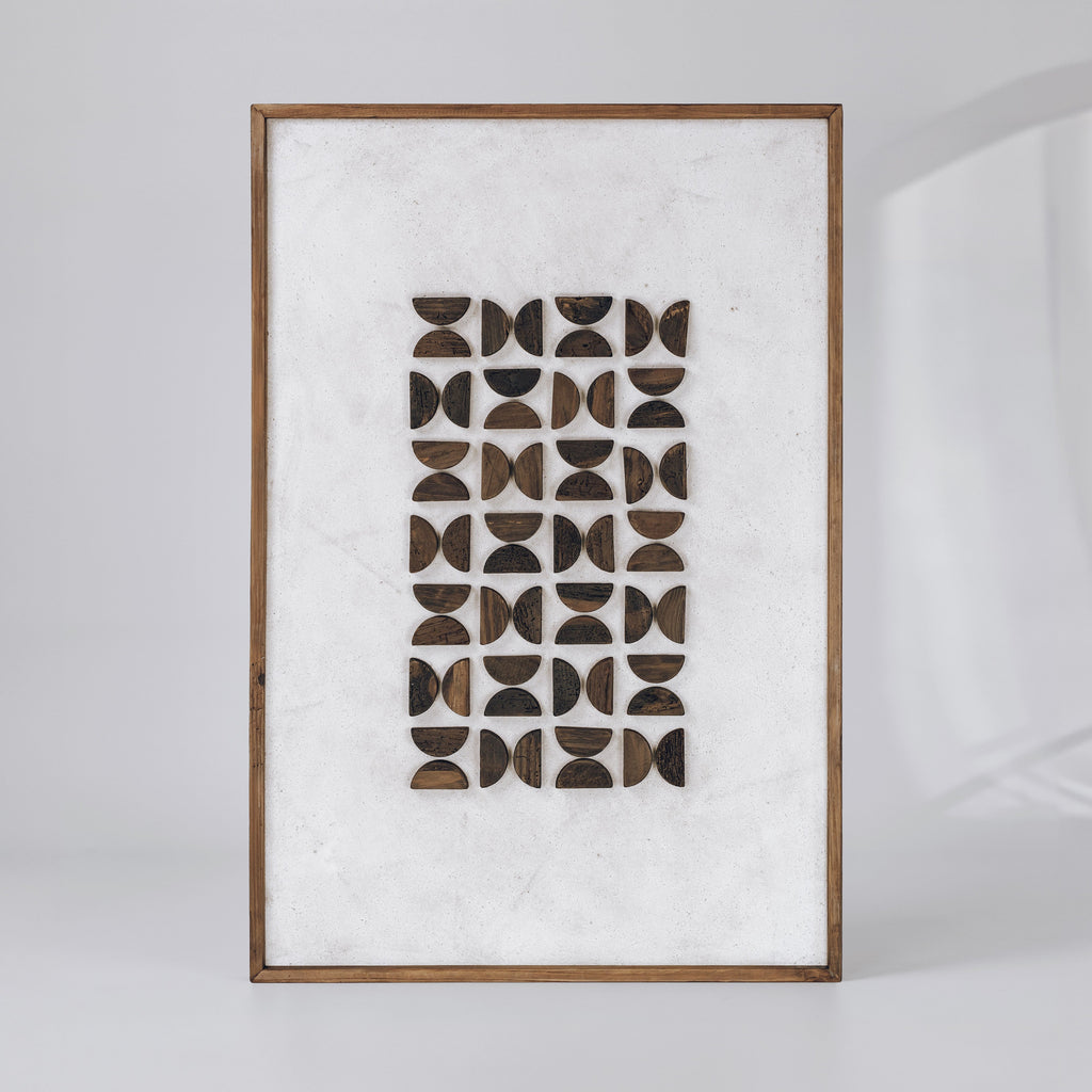 Woodland Muse Dark - Unique Eco-Friendly Wall Art 82x122cm