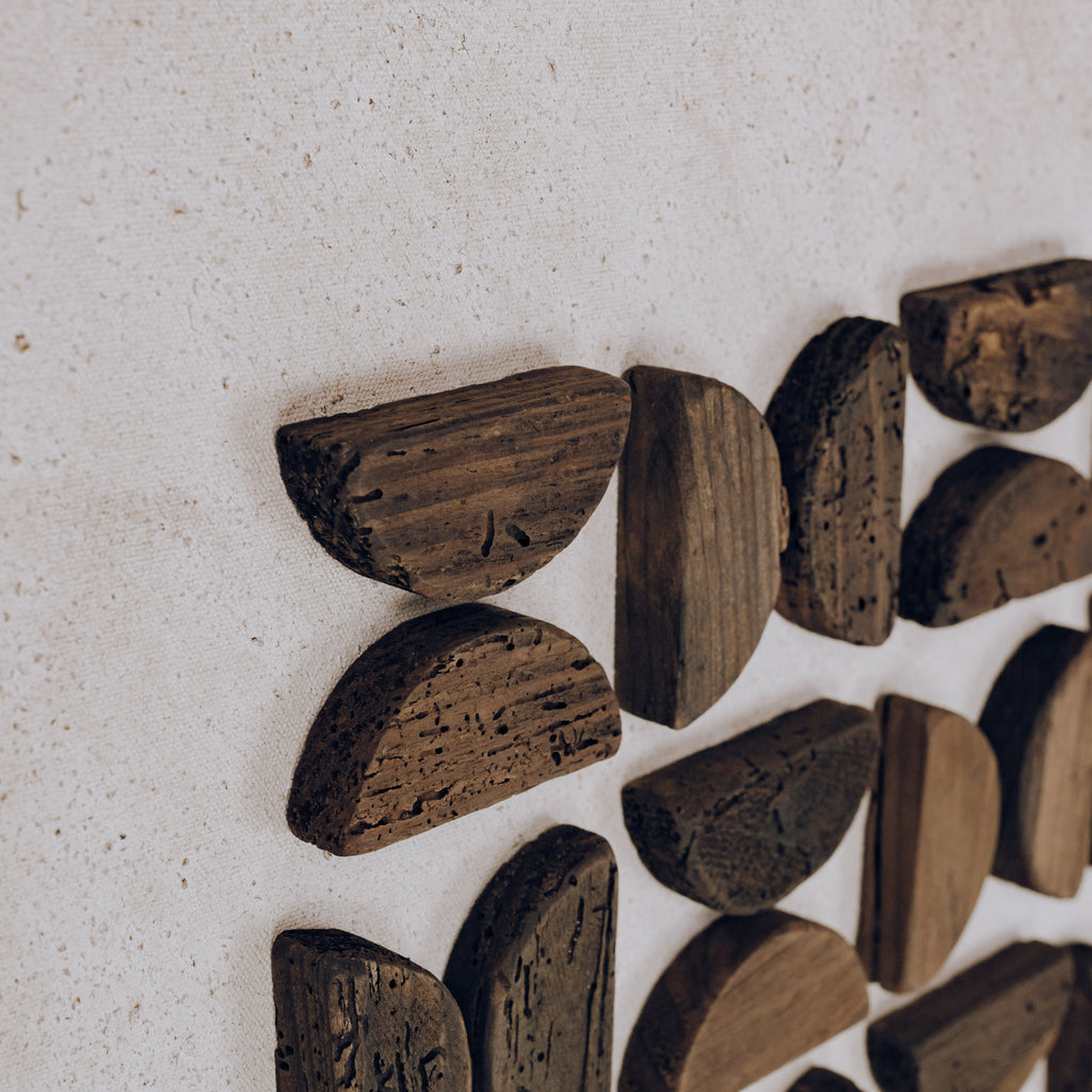 Woodland Muse Dark - Unique Eco-Friendly Wall Art 82x122cm