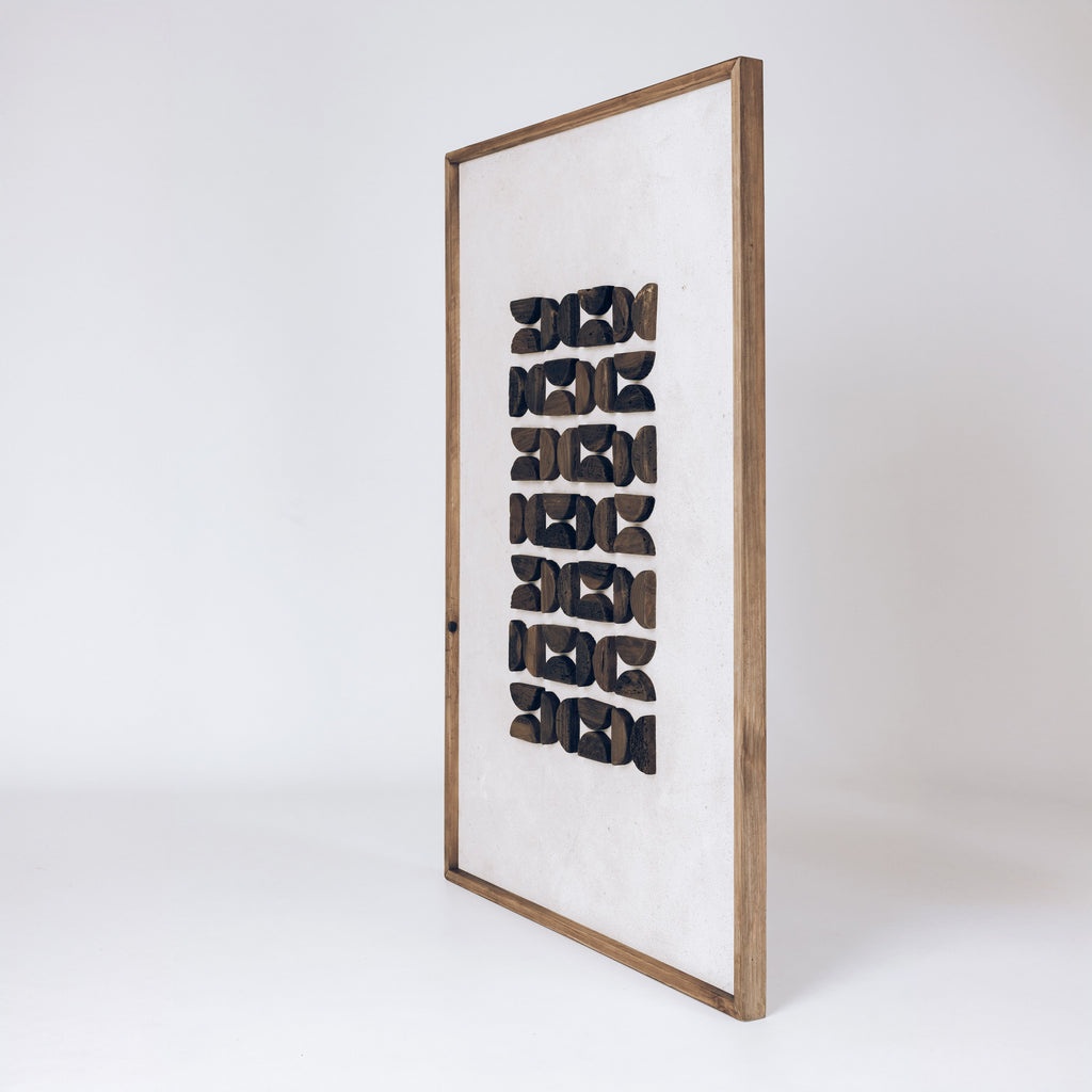 Woodland Muse Dark - Unique Eco-Friendly Wall Art 82x122cm