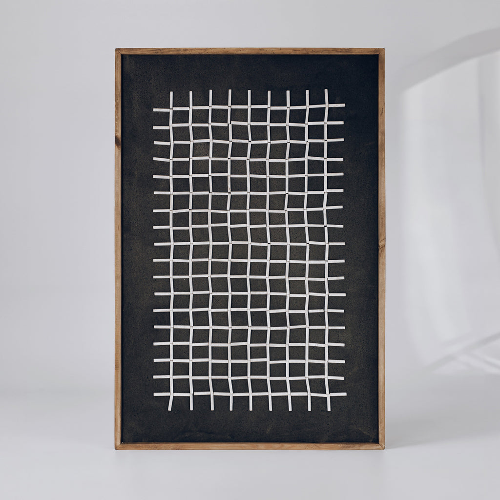 Rustic Reverie Dark - Unique Eco-Friendly Wall Art 82x122cm