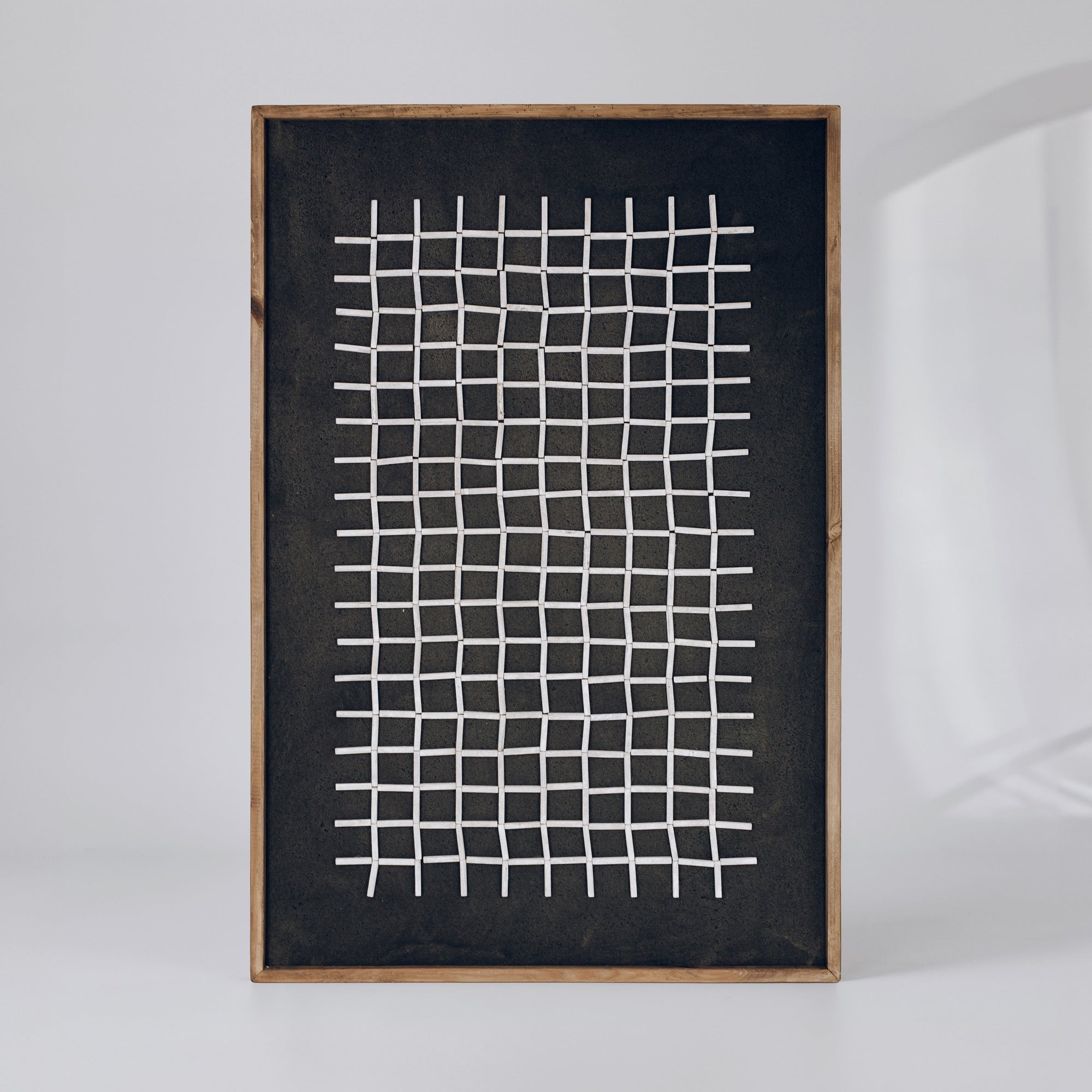 Rustic Reverie Dark - Unique Eco-Friendly Wall Art 82x122cm