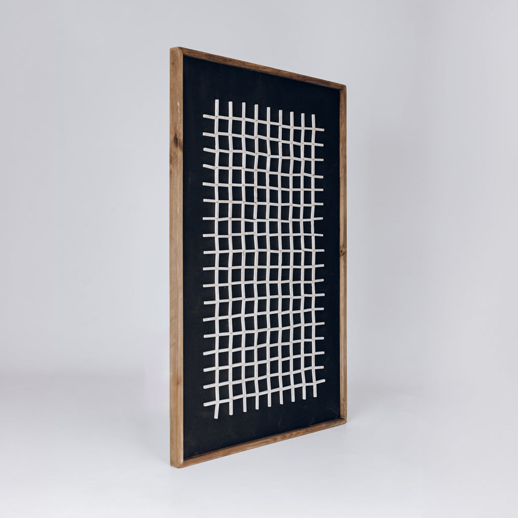 Rustic Reverie Dark - Unique Eco-Friendly Wall Art 82x122cm