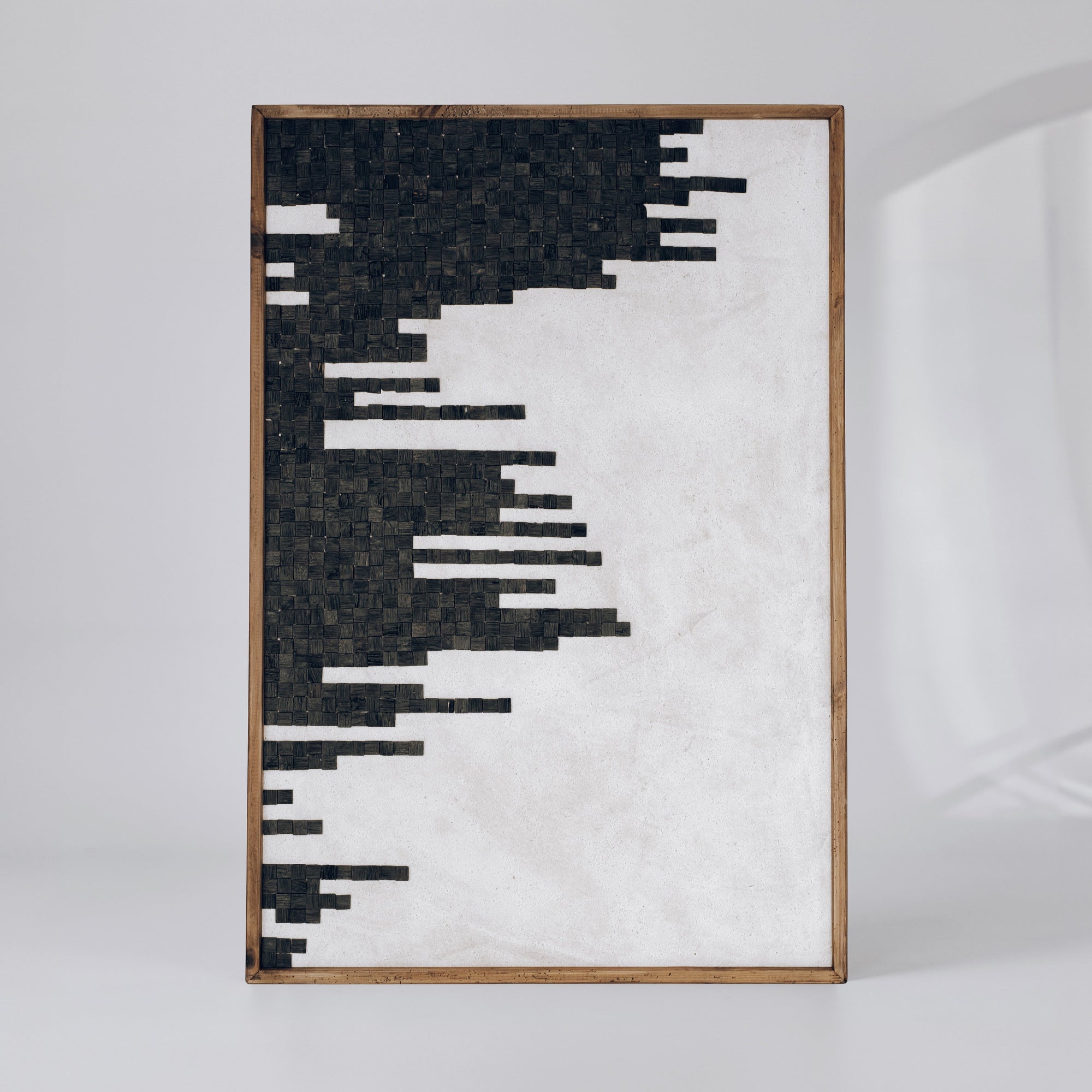 Timbered Contours Ready-to-Hang Wall Art | Eco-Friendly Design 82x122cm