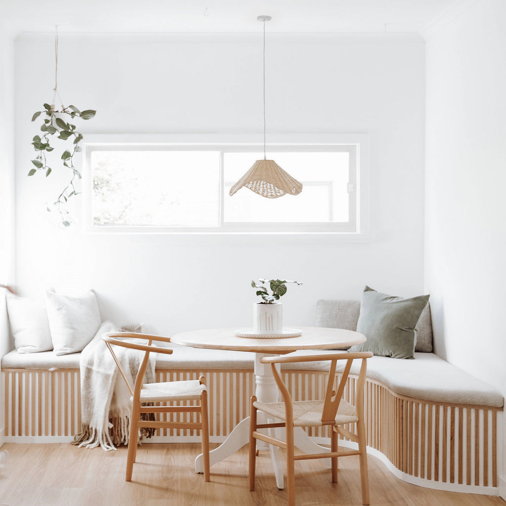 Molly Rattan Pendant Light - Elegant Bohemian Design