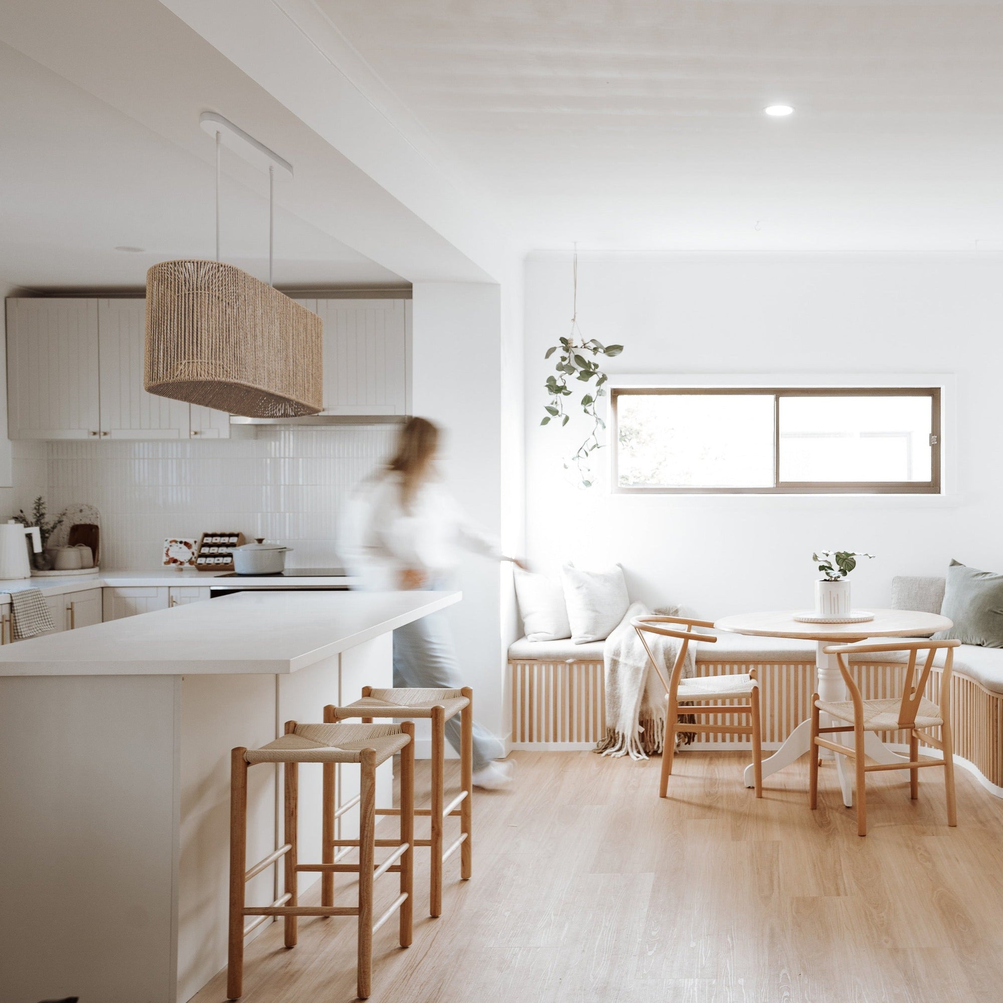 Elphin Natural Rope Pendant Light for Dining & Kitchen