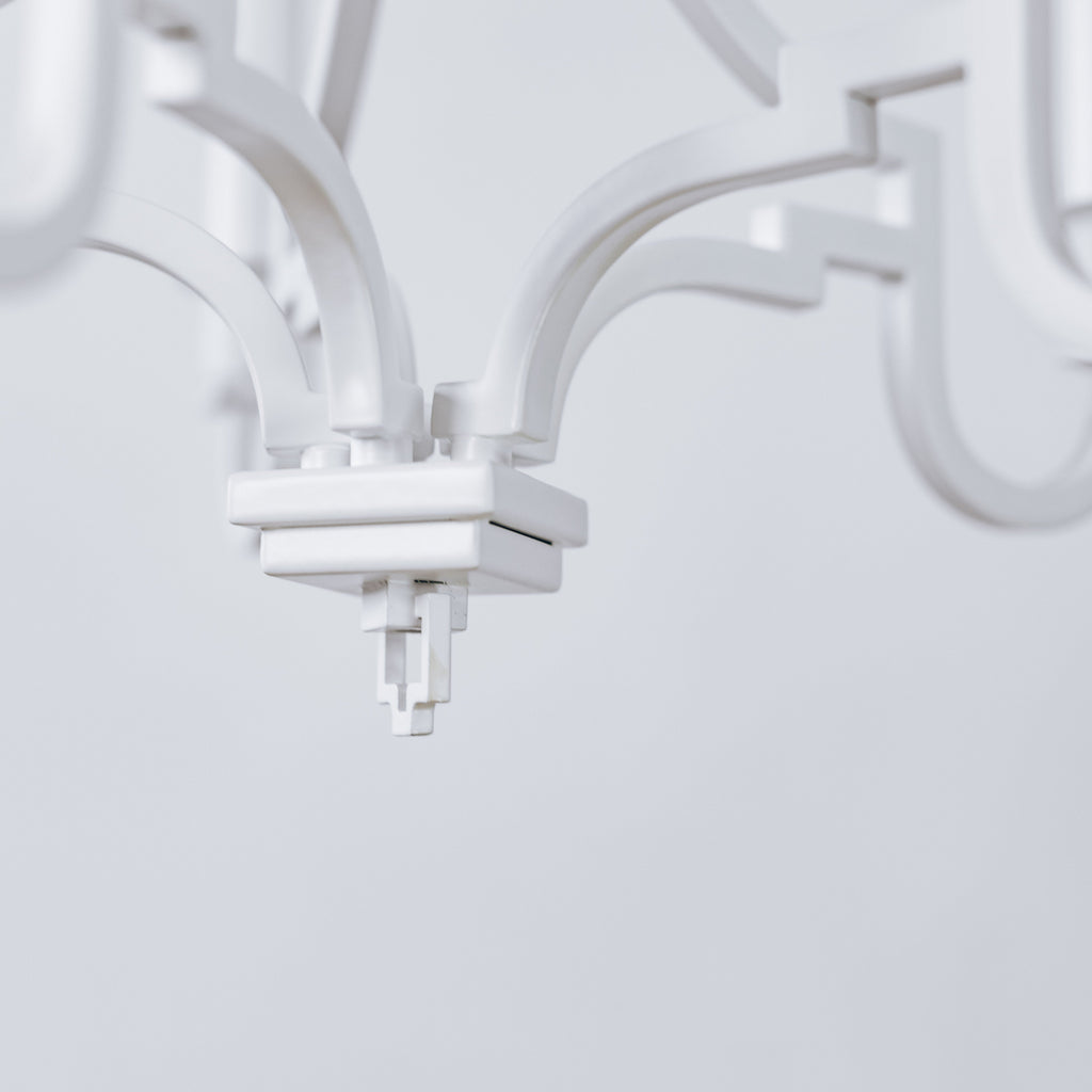 Kalani 5-Light Modern White Chandelier - Elegant Illumination