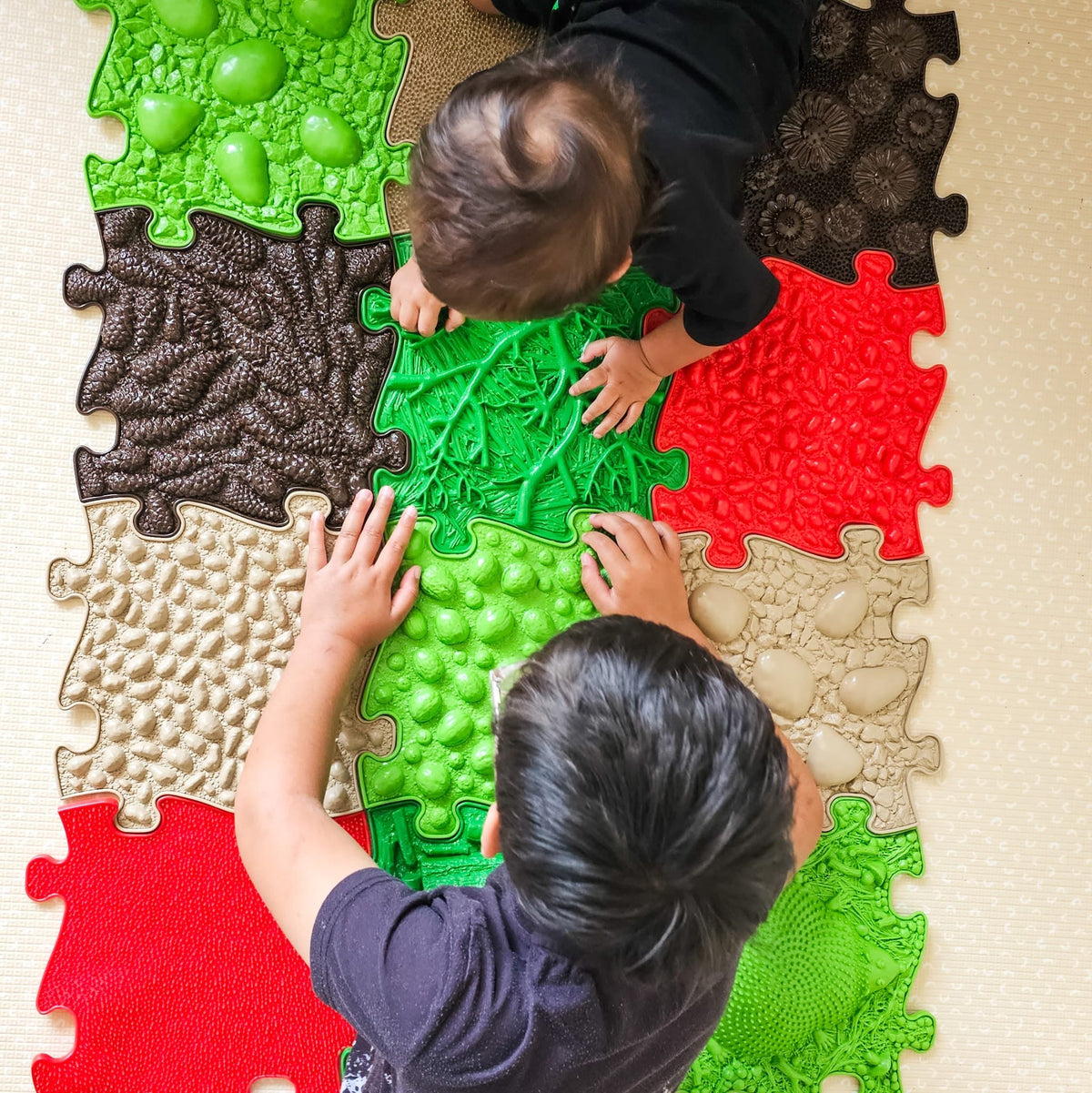 MUFFIK 12-Piece Sensory Playmat Set for Kids and Adults