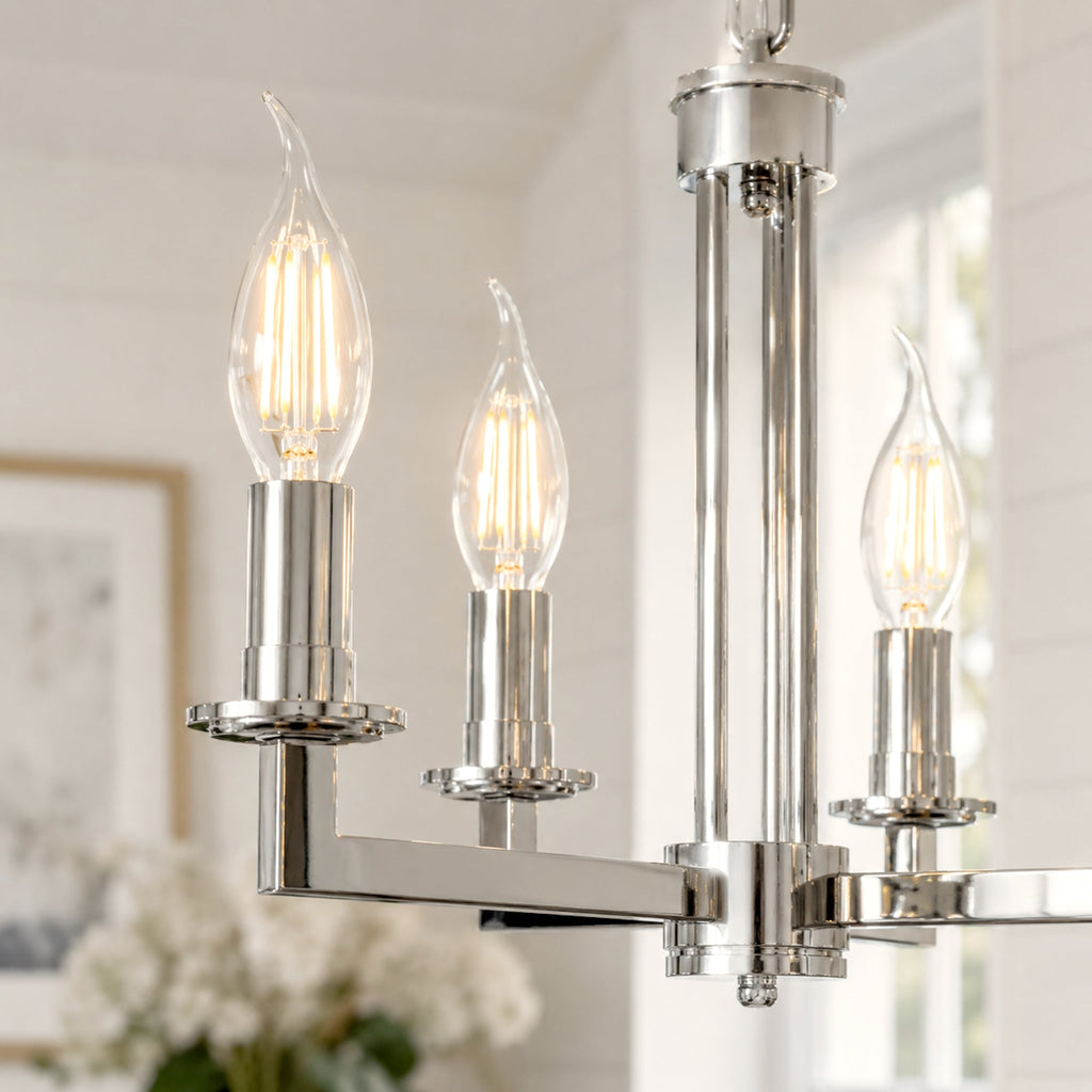 E14 LED Flame Tip Bulb - 4W Warm White Candle Globes for Chic Lighting
