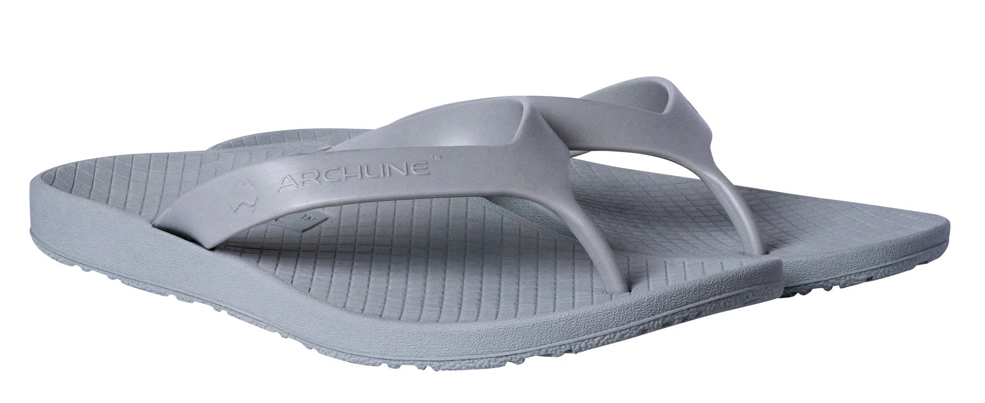 Archline Kids Orthotic Thongs – Supportive Grey Footwear