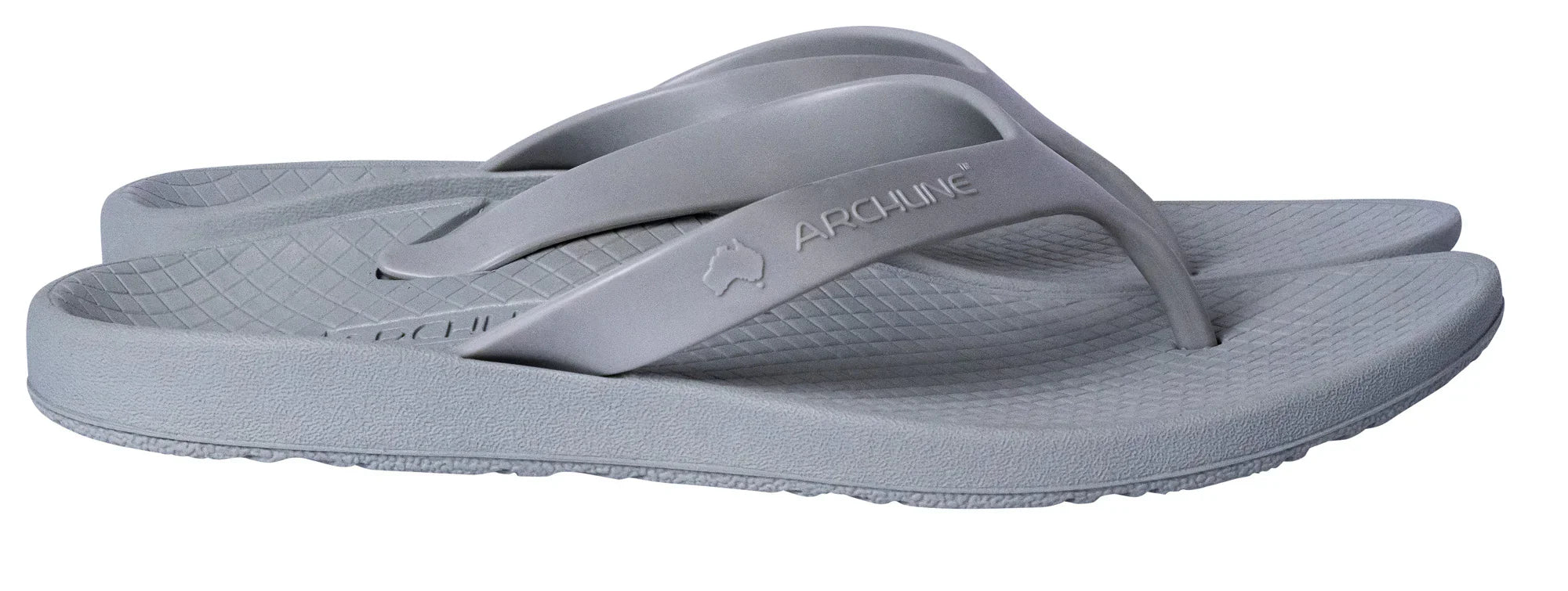 Archline Kids Orthotic Thongs – Supportive Grey Footwear