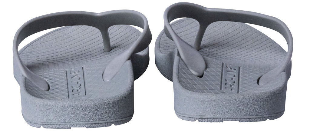Archline Kids Orthotic Thongs – Supportive Grey Footwear