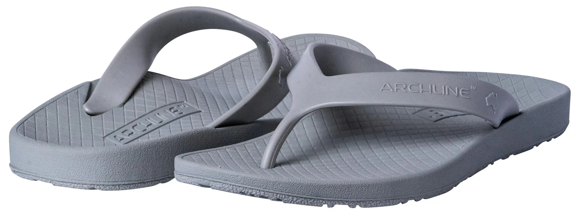 Archline Kids Orthotic Thongs – Supportive Grey Footwear