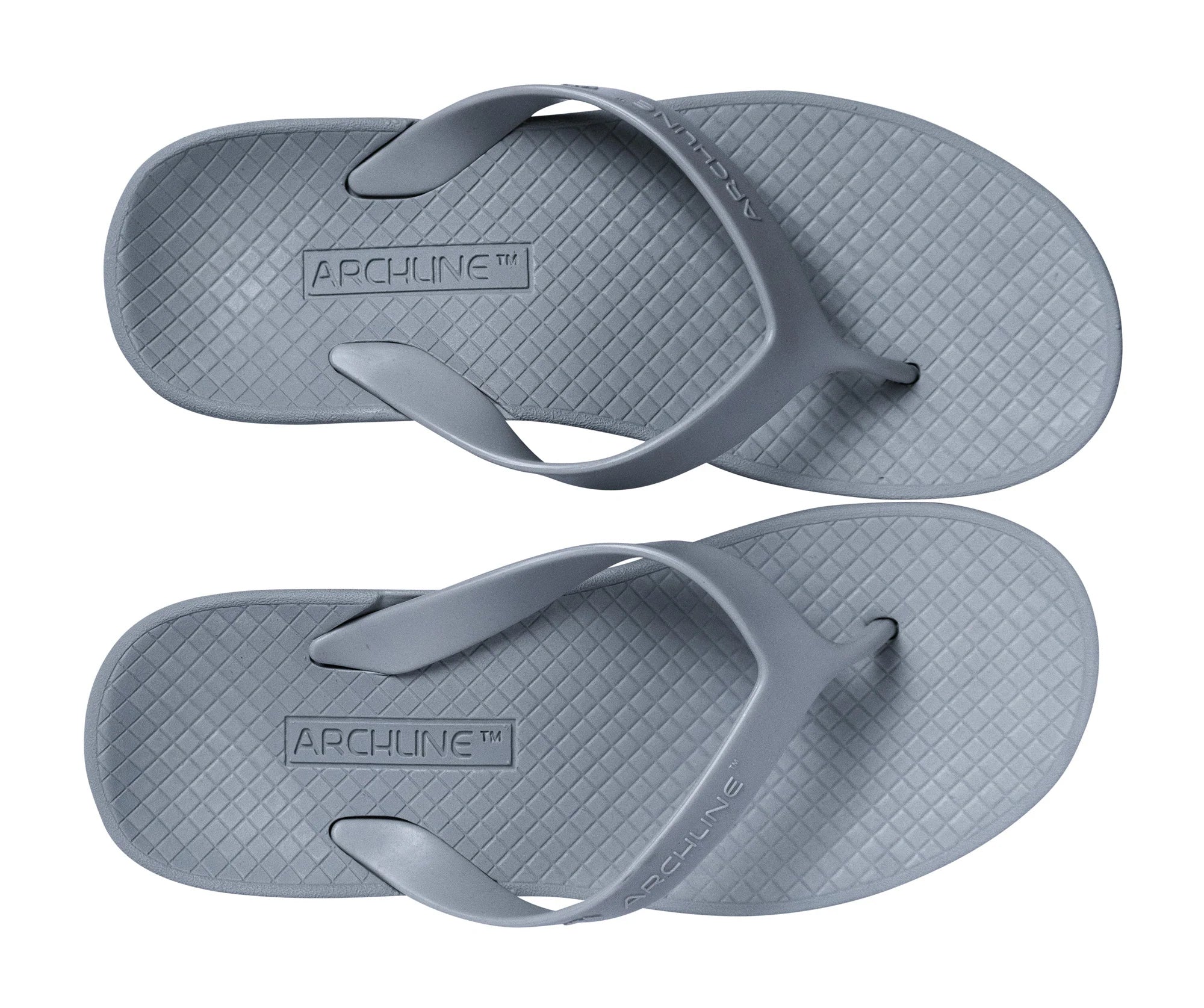 Archline Kids Orthotic Thongs – Supportive Grey Footwear