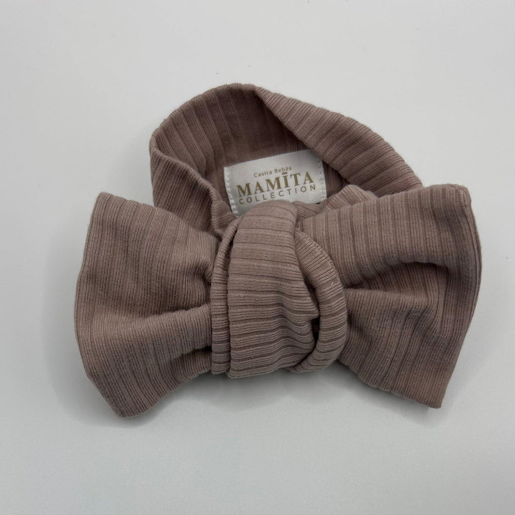 Charming Mamīta Bow Headbands for Baby Girls - Dusty Purple